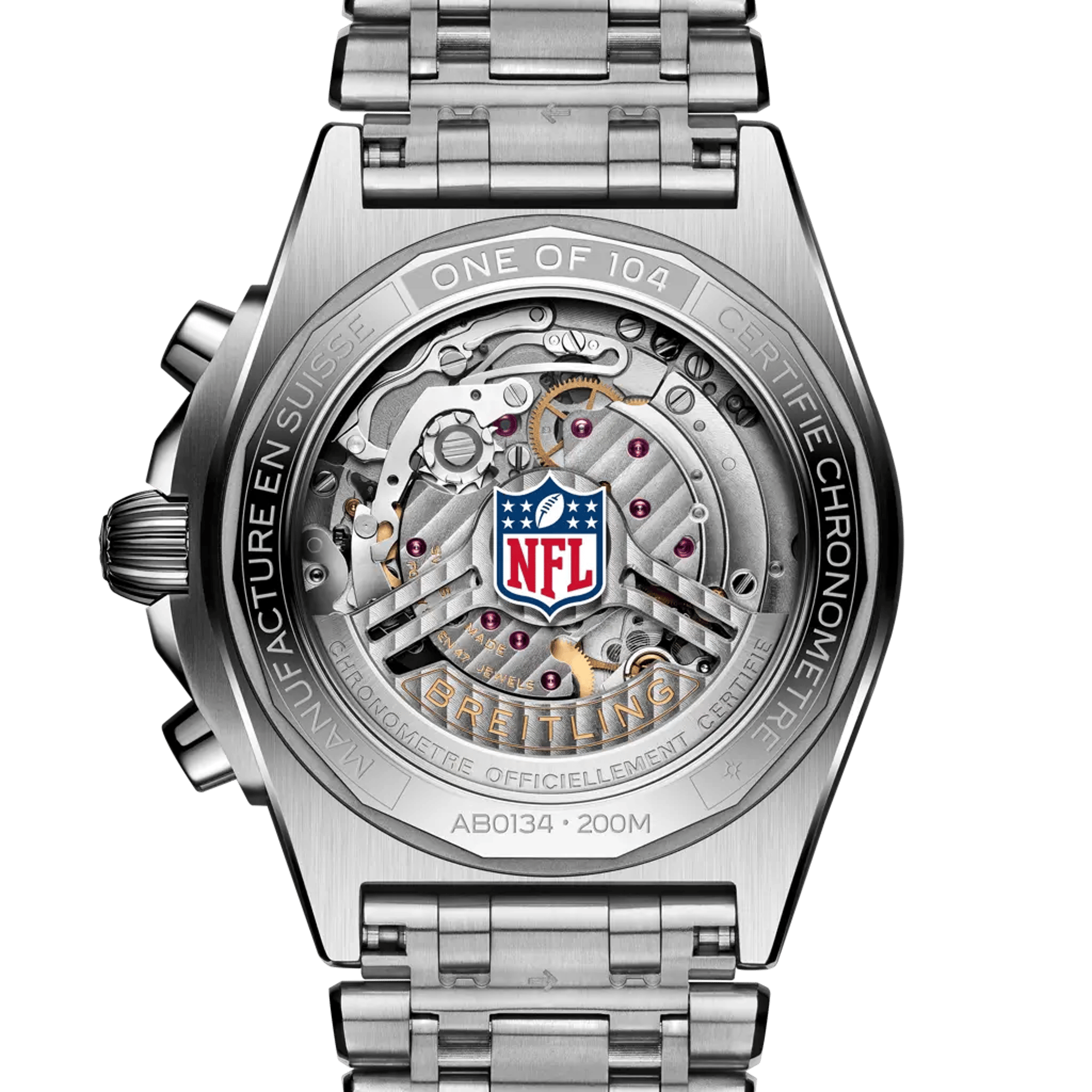 Chronomat B01 42 NFL Las Vegas Raiders Edition - AB01342B1B1A1 - image 4