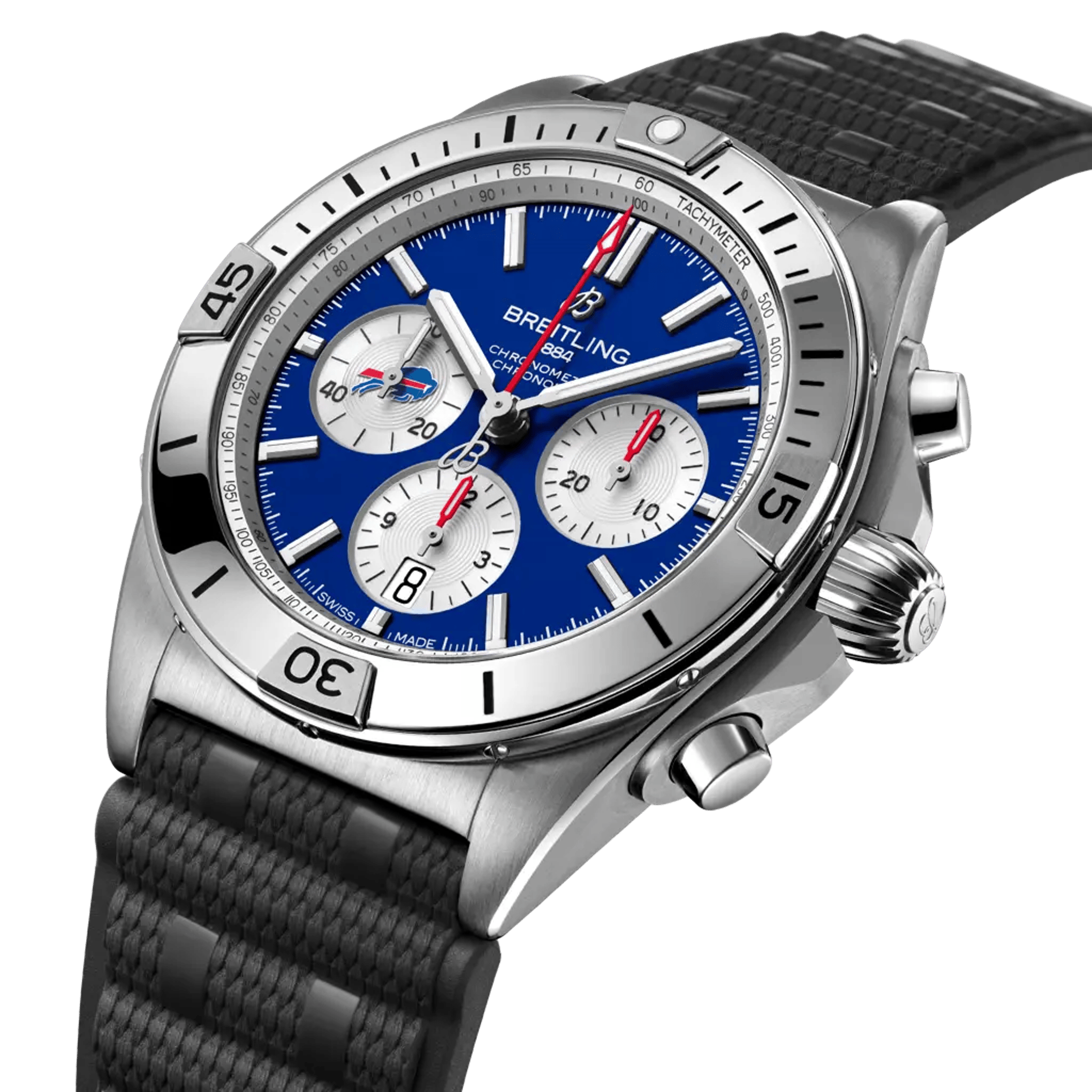 Chronomat B01 42 NFL Buffalo Bills Edition - AB01342B1C3S1 - image 2