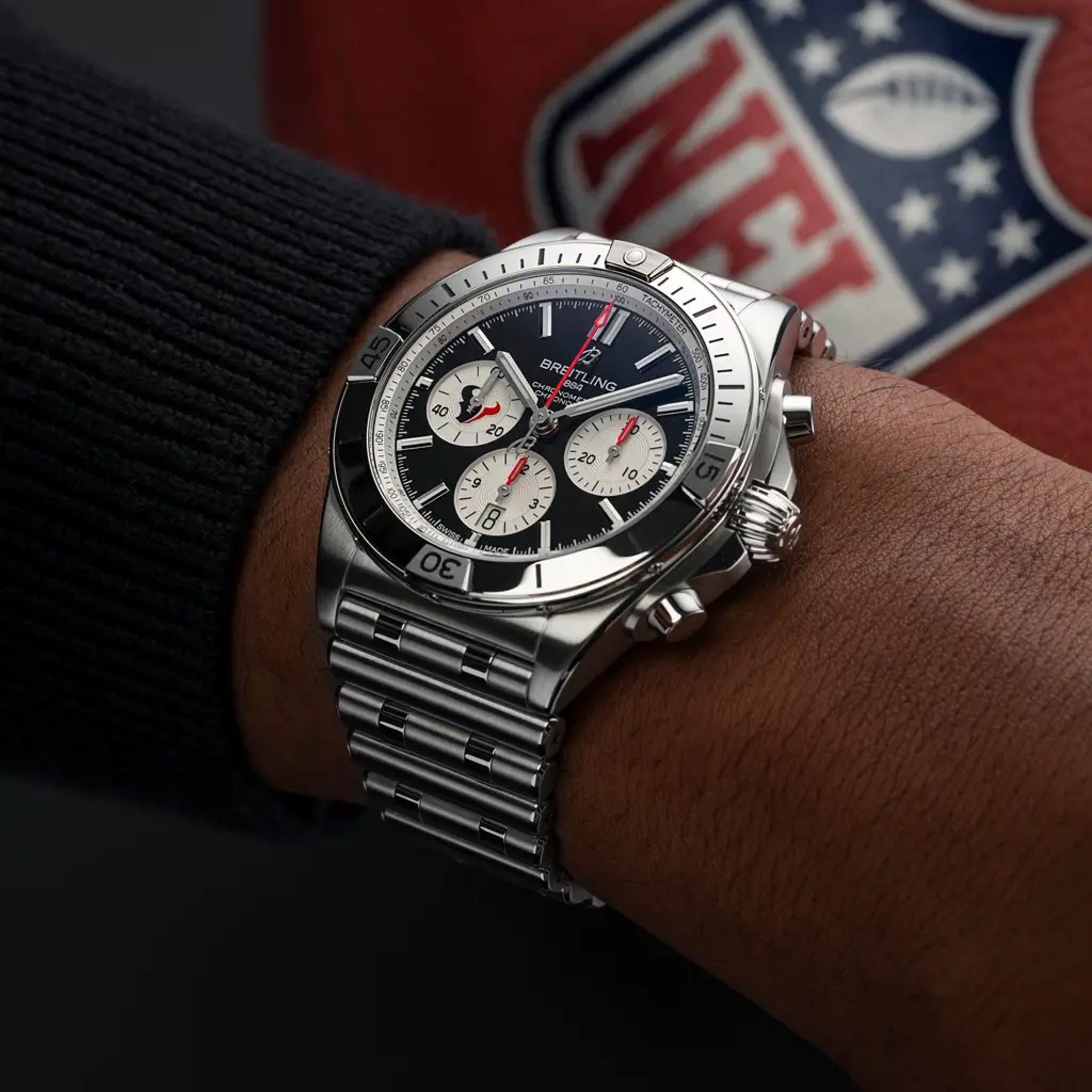 Chronomat B01 42 NFL Houston Texans Edition - AB01342B1CBA1 - image 5
