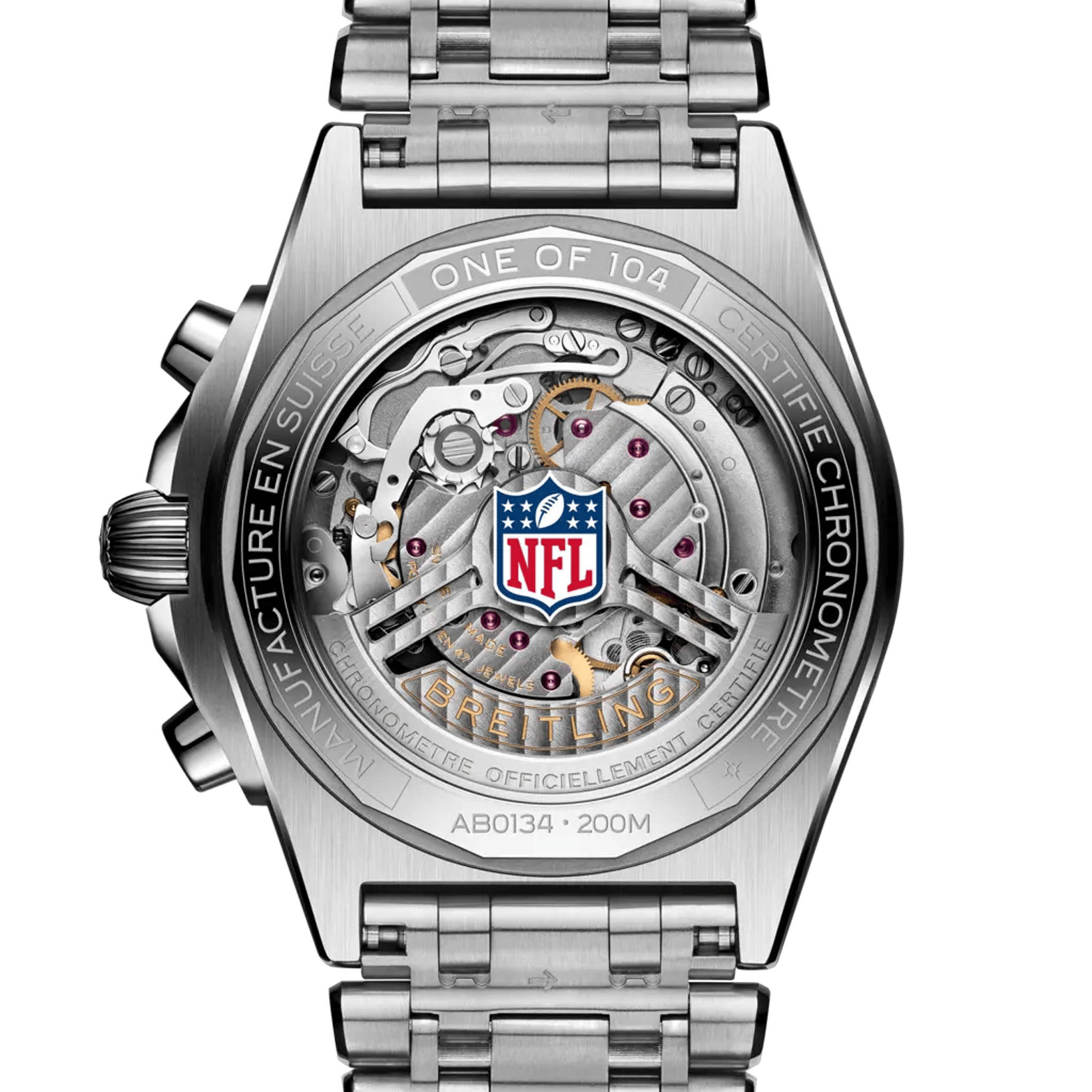 Chronomat B01 42 NFL Detroit Lions Edition - AB01342B1CCA1 - image 4