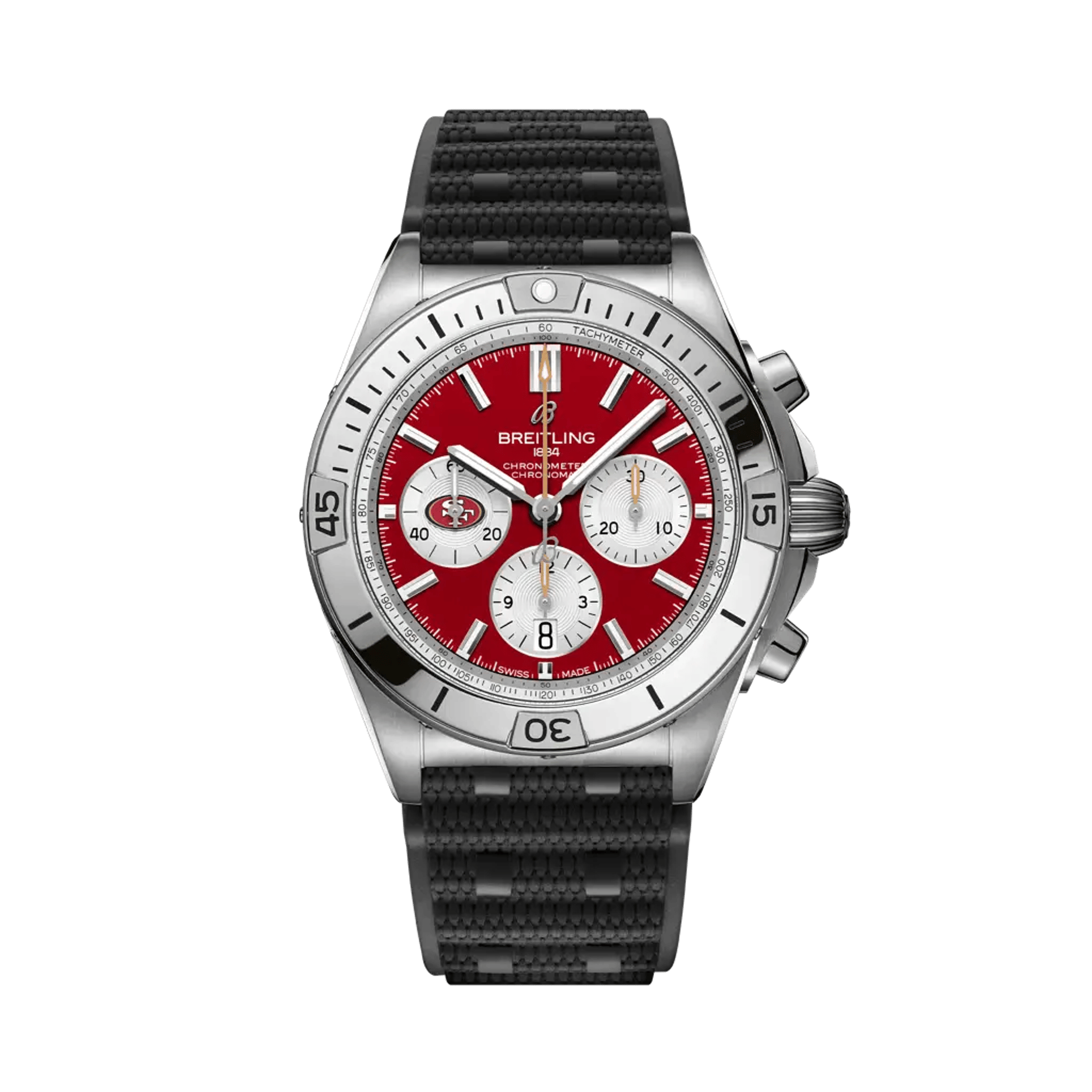 Chronomat B01 42 NFL San Francisco 49ers Edition - AB01342B1K1S1 - image 1
