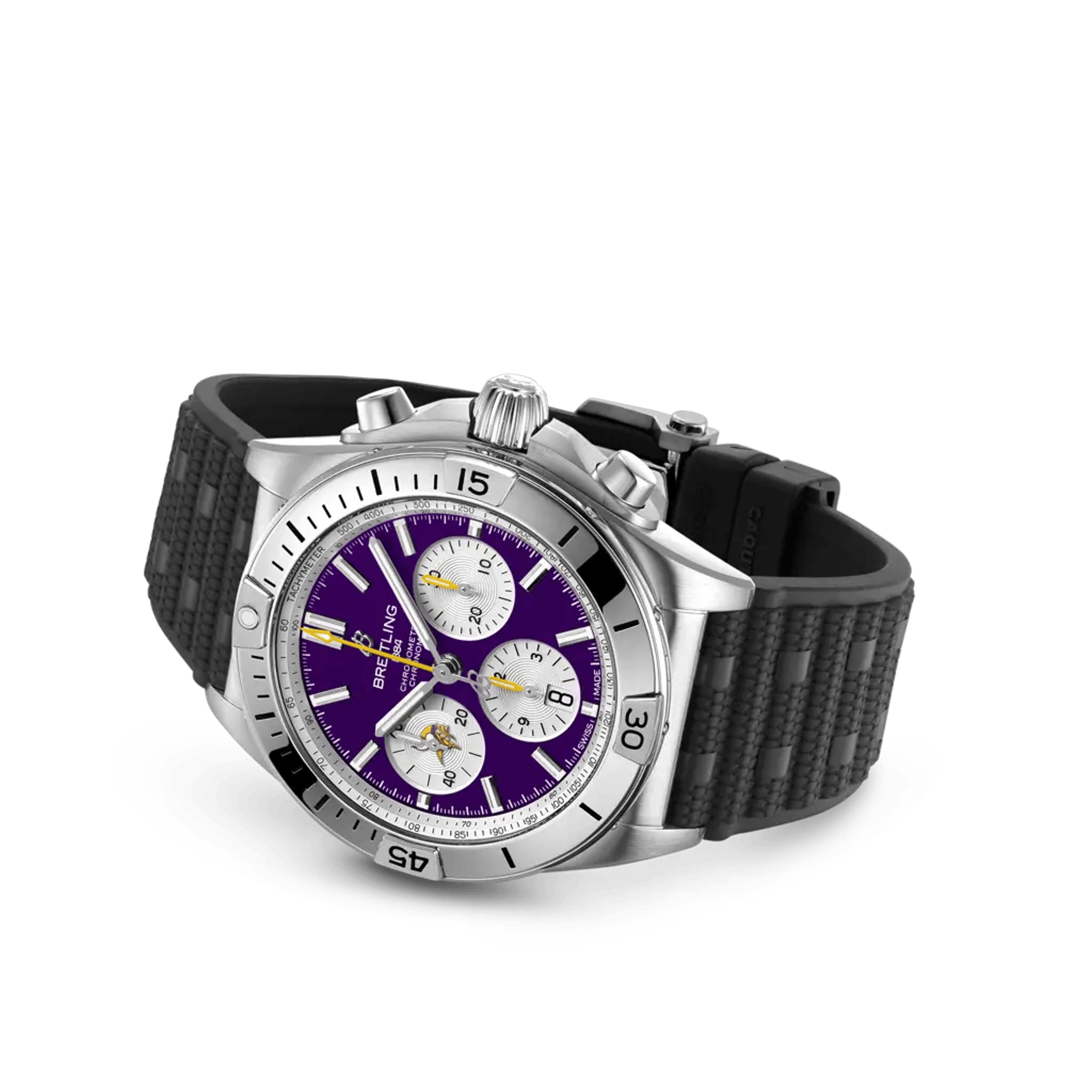 Chronomat B01 42 NFL Minnesota Vikings Edition - AB01342B1K4S1 - image 3