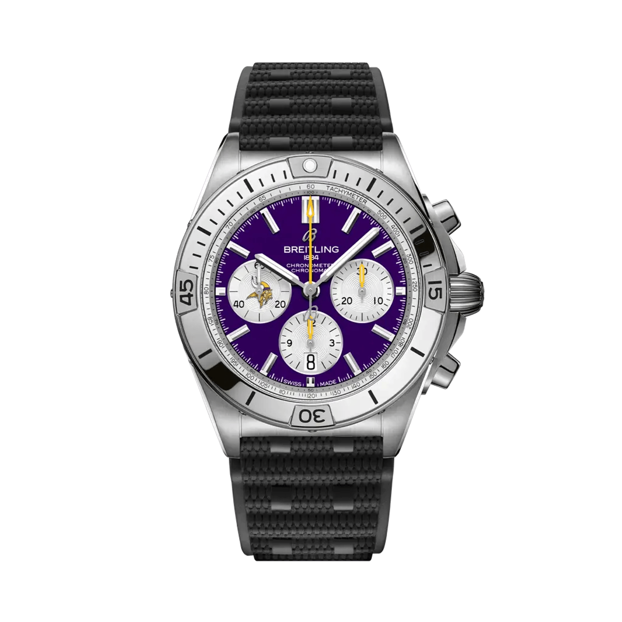 Chronomat B01 42 NFL Minnesota Vikings Edition - AB01342B1K4S1 - image 1