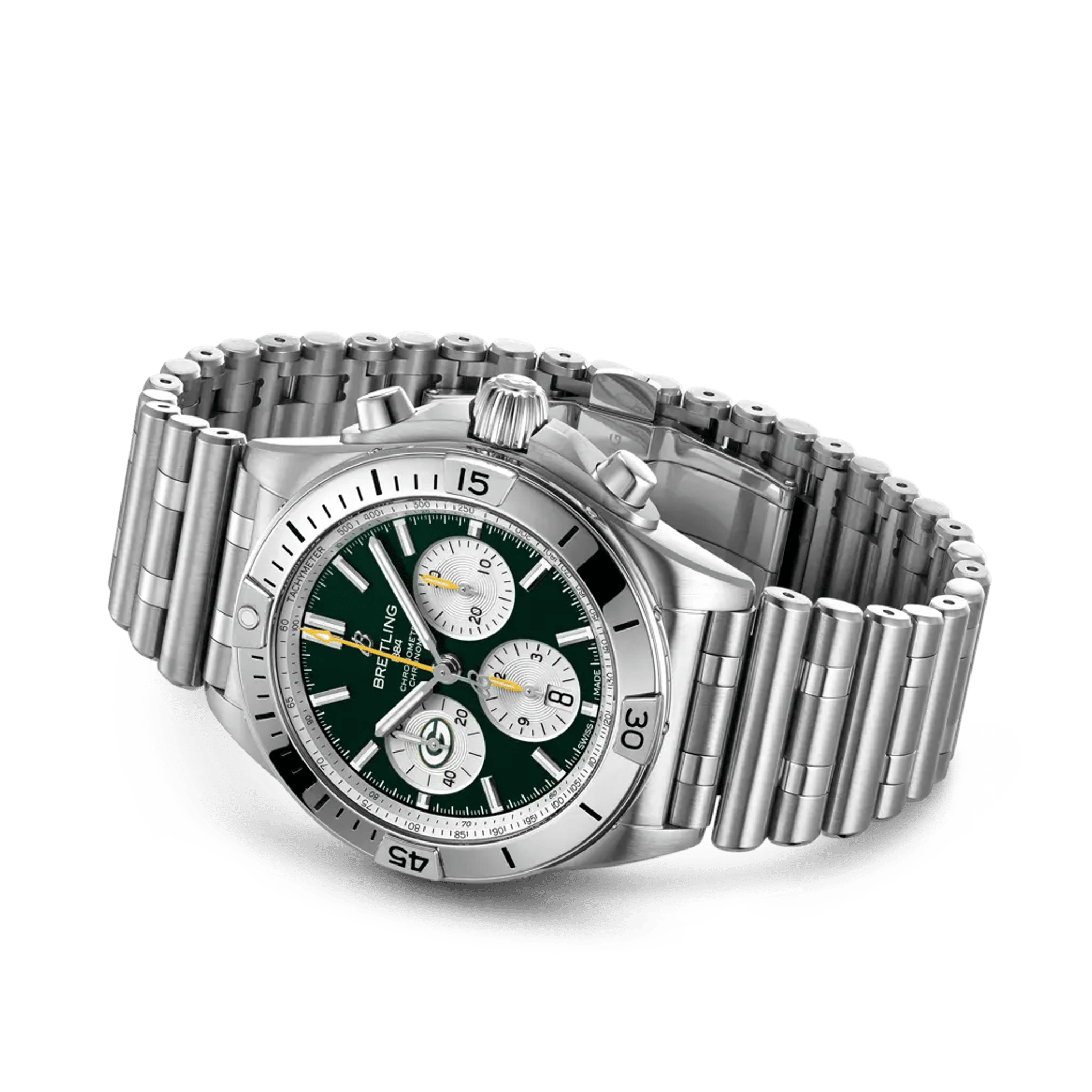 Chronomat B01 42 NFL Green Bay Packers Edition - AB01342B1L1A1 - image 3