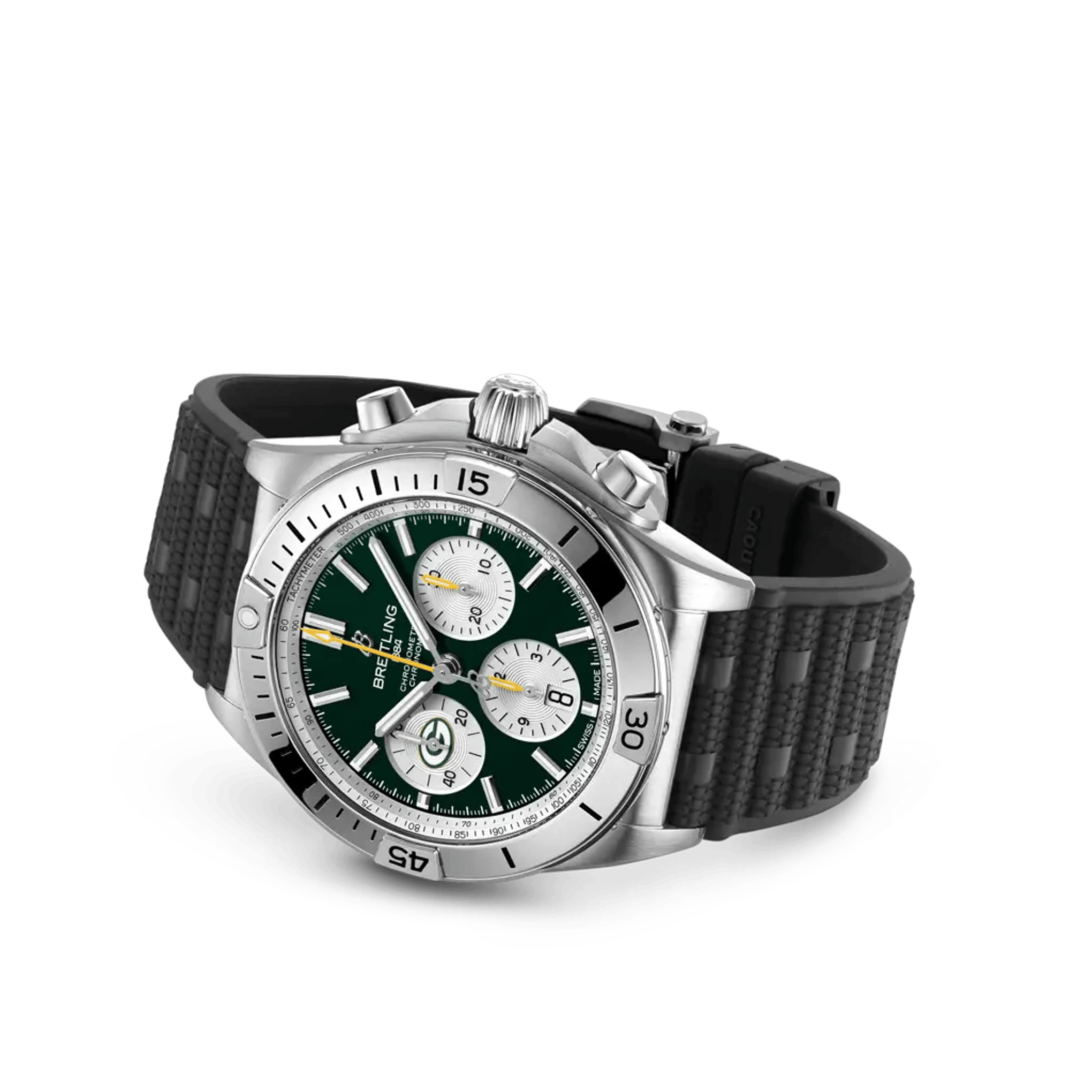 Chronomat B01 42 NFL Green Bay Packers Edition - AB01342B1L1S1 - image 3