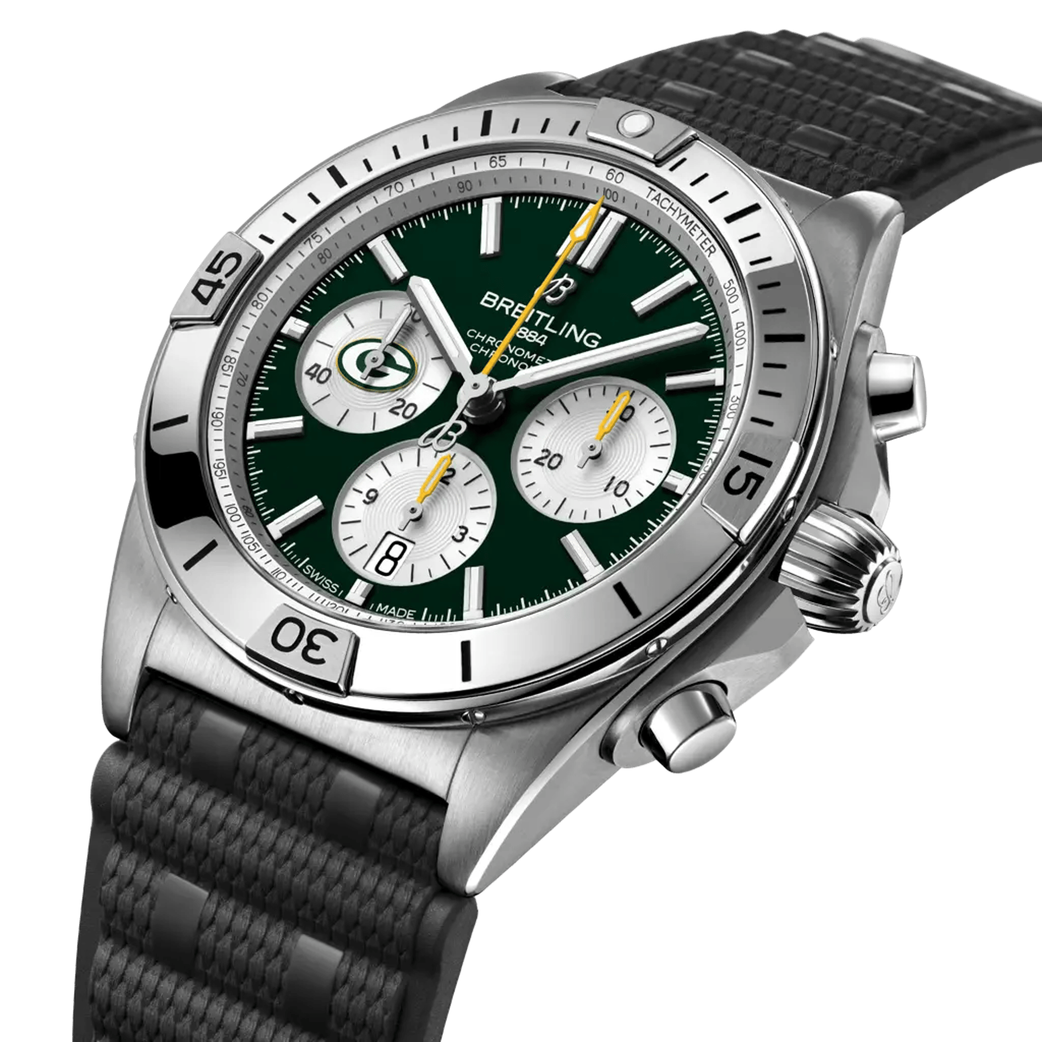 Chronomat B01 42 NFL Green Bay Packers Edition - AB01342B1L1S1 - image 2