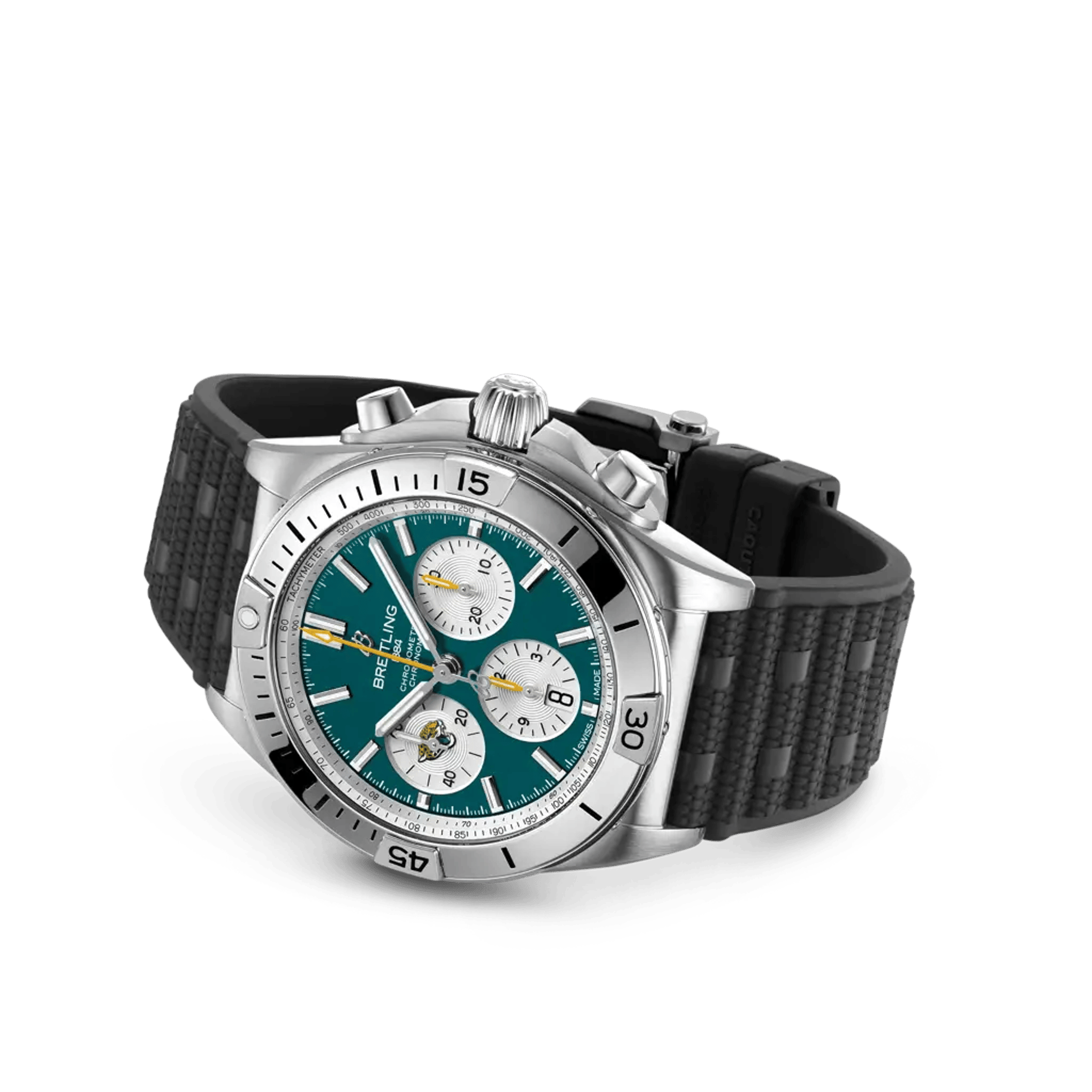 Chronomat B01 42 NFL Jacksonville Jaguars Edition - AB01342B1L3S1 - image 3