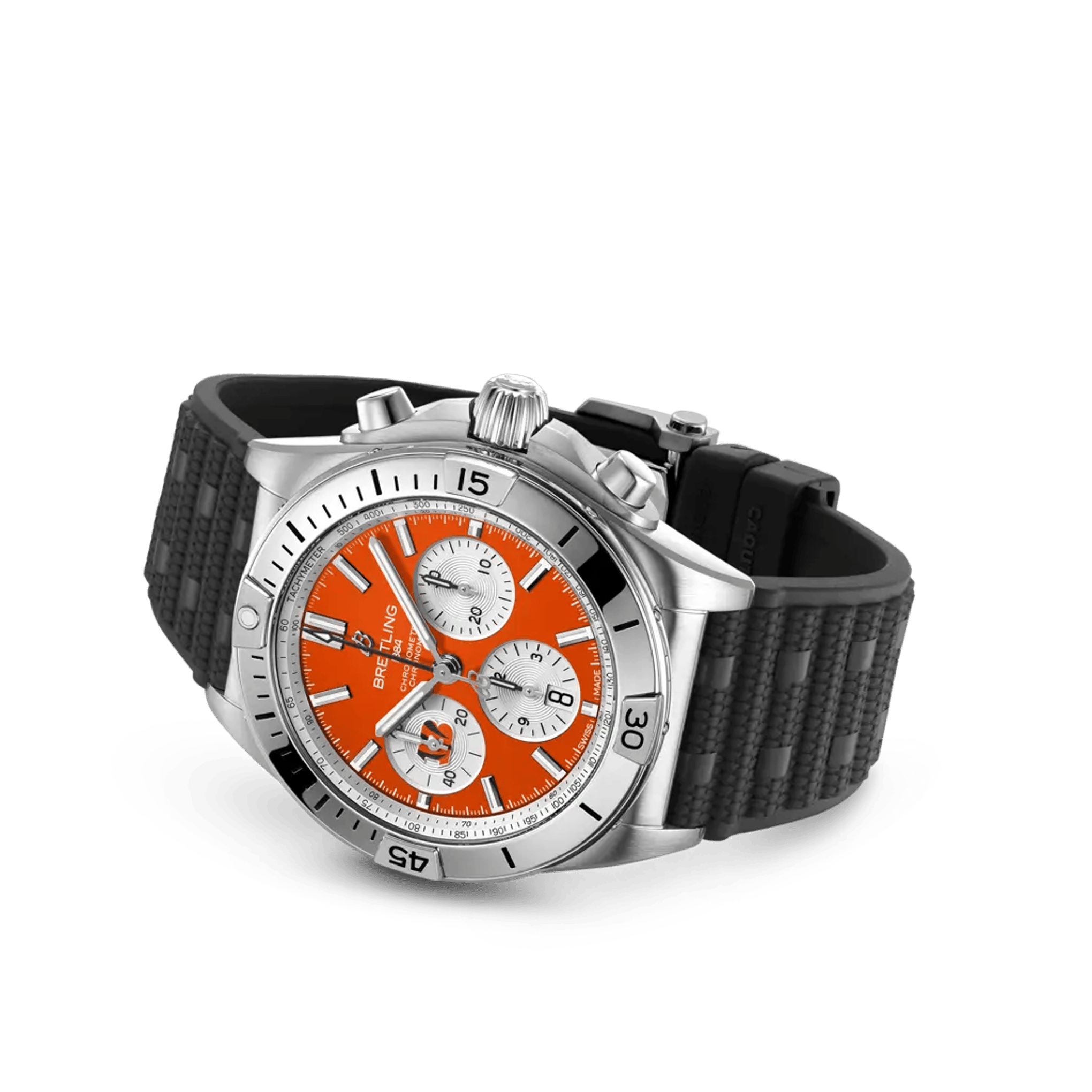 Chronomat B01 42 NFL Cincinnati Bengals Edition - AB01342B1O1S1 - image 3