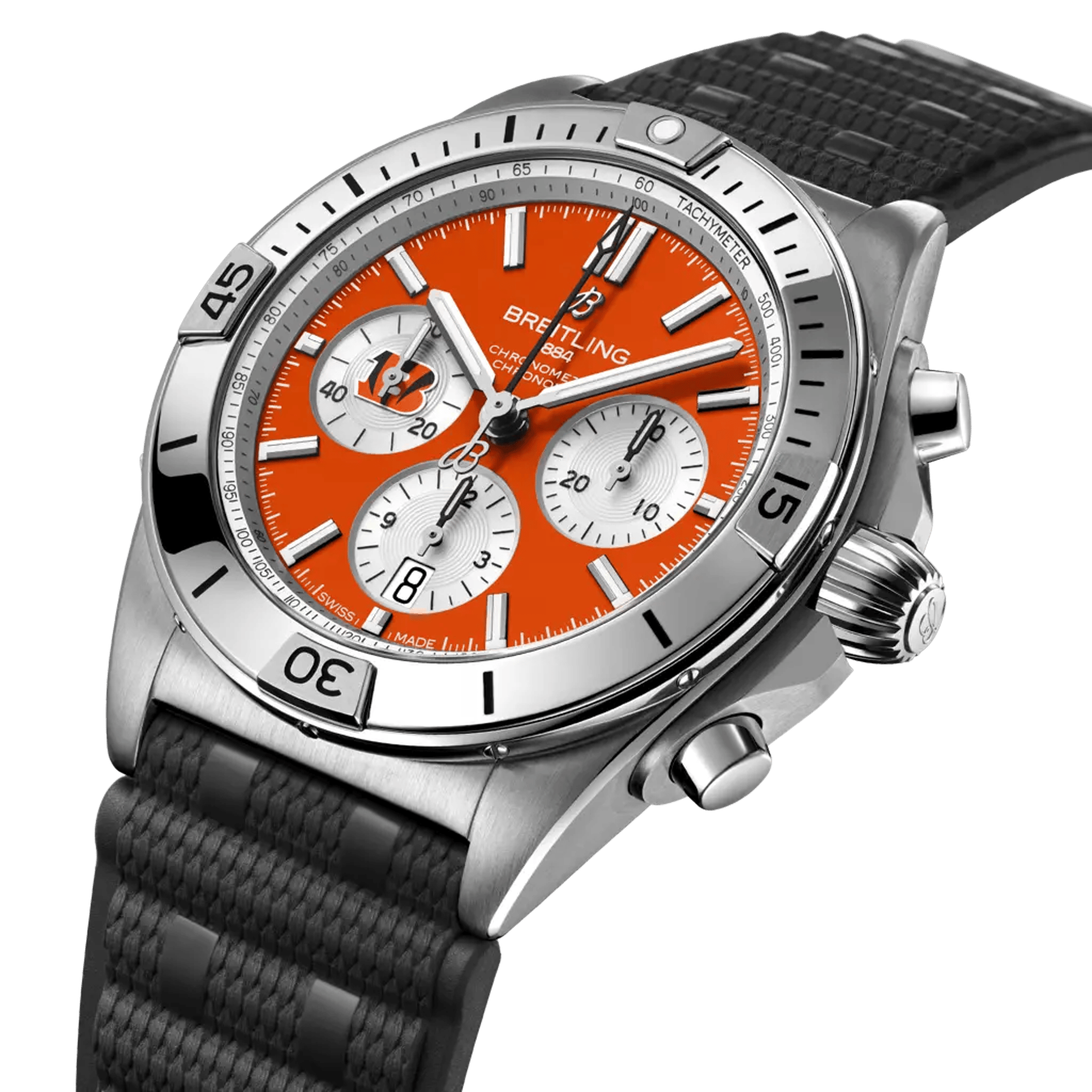 Chronomat B01 42 NFL Cincinnati Bengals Edition - AB01342B1O1S1 - image 2