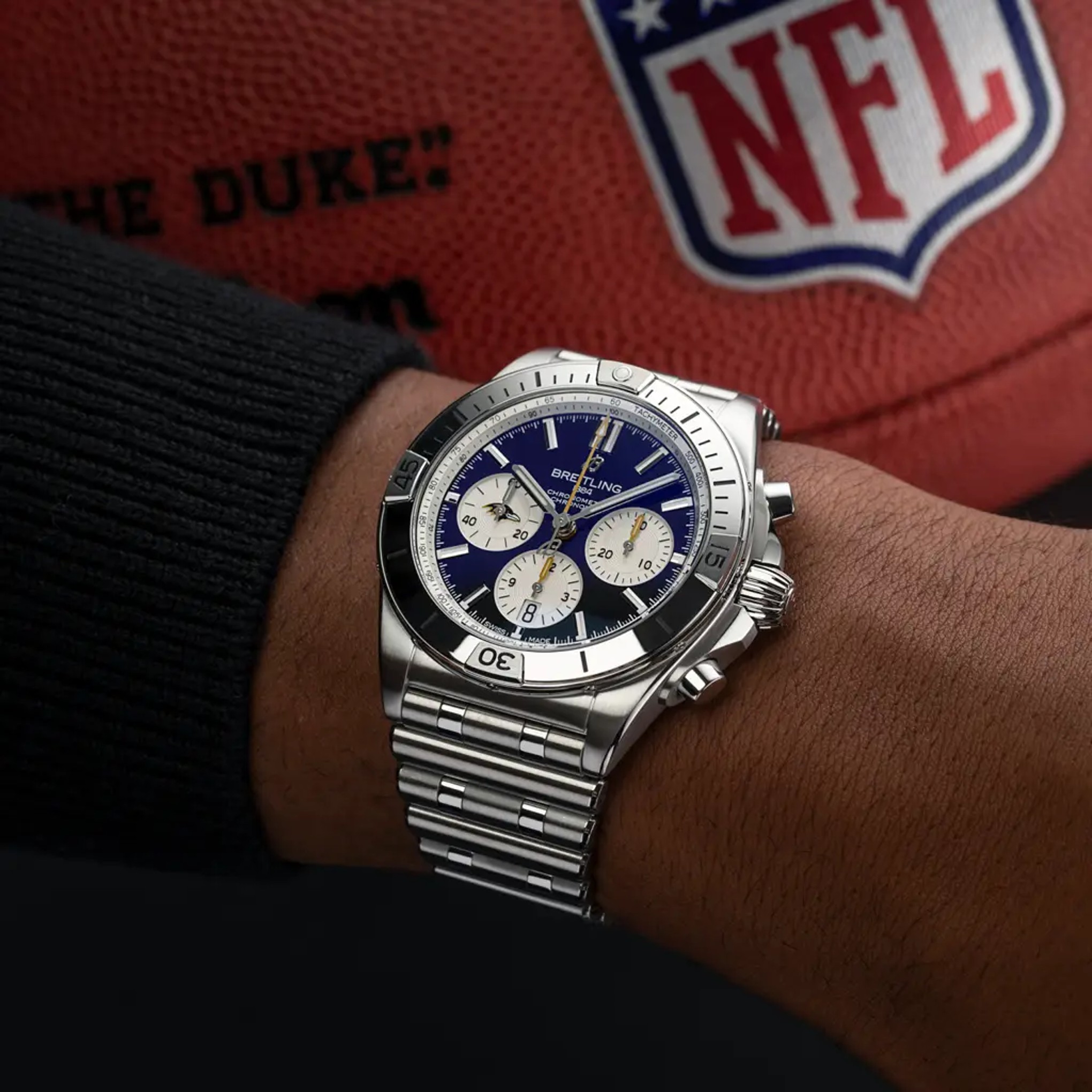 Chronomat B01 42 Nfl Baltimore Ravens Edition - AB01345B1K2A1