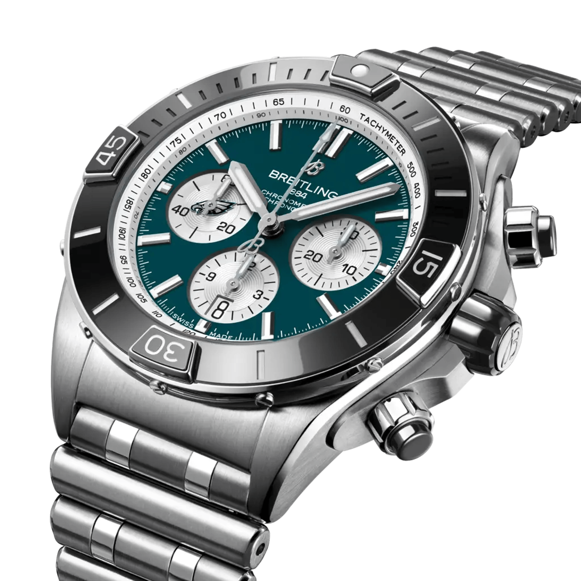 Super Chronomat B01 Chronograph 44 NFL Philadelphia Eagles - AB01361C1L5A1 - image 2