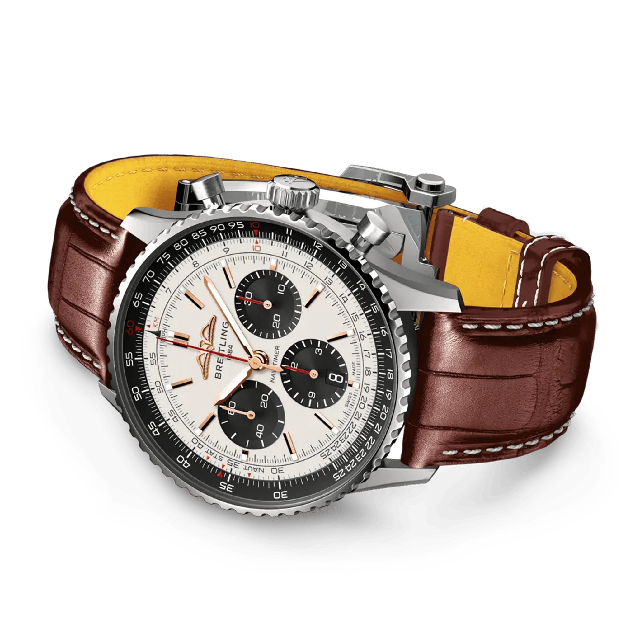 Navitimer B01 Chronograph 43 - AB01381E1G1P1 - image 3