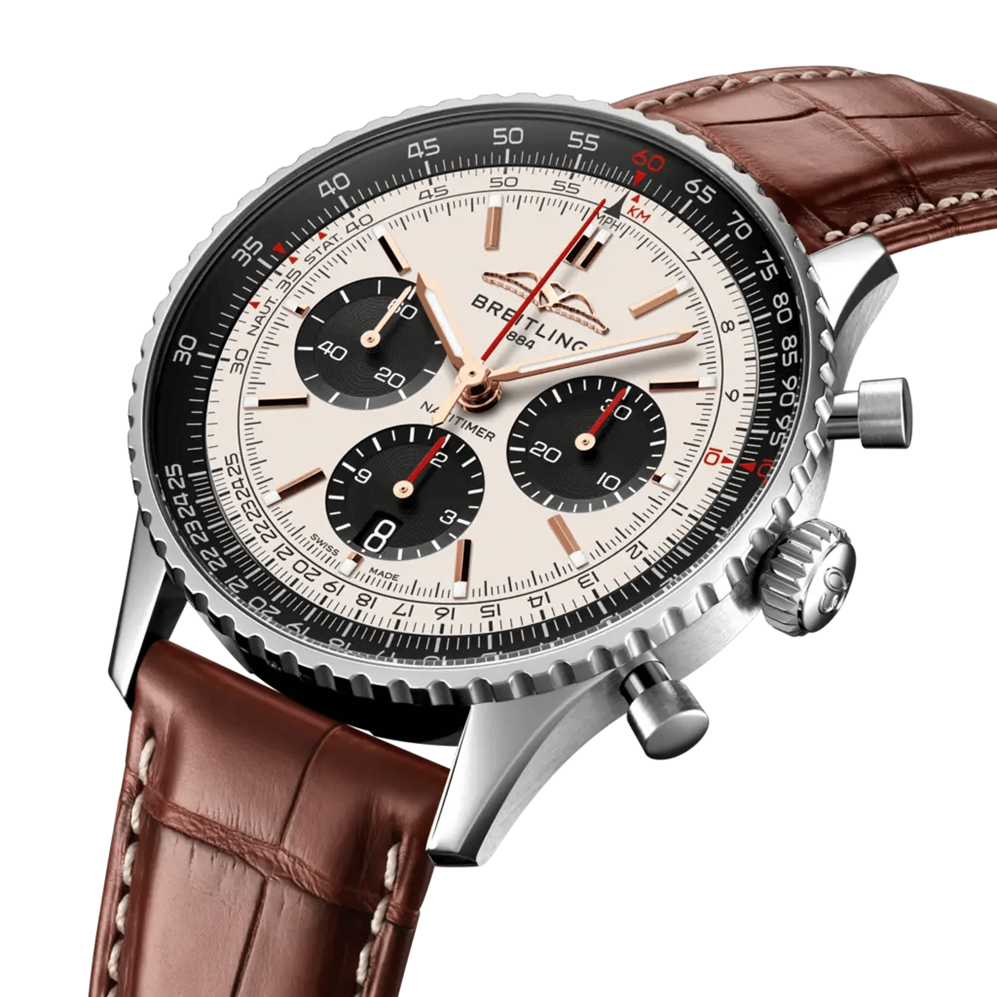 Navitimer B01 Chronograph 43 - AB01381E1G1P1 - image 2