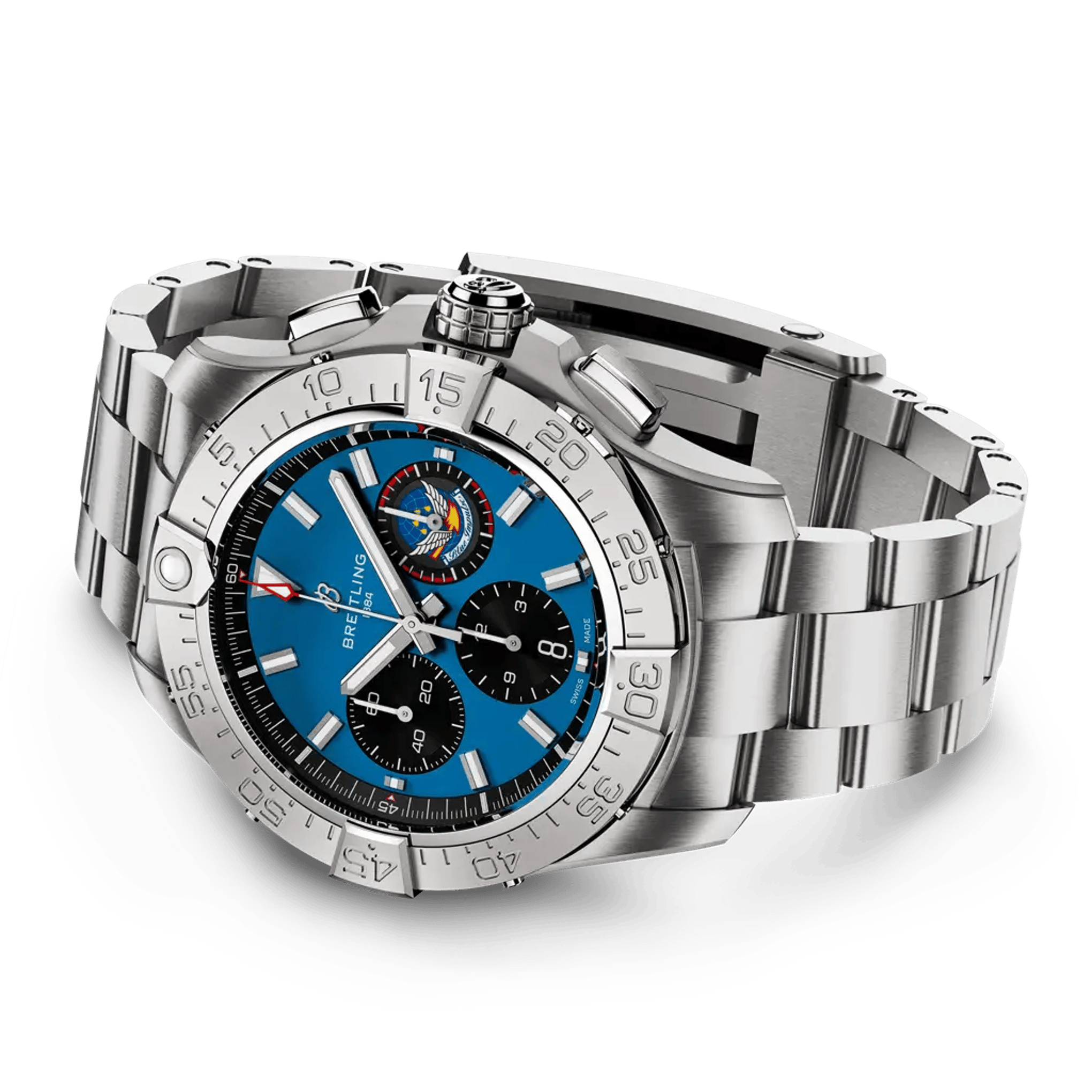Avenger B01 Chronograph 44 Blue Impulse - AB01471A1C1A1 - image 3