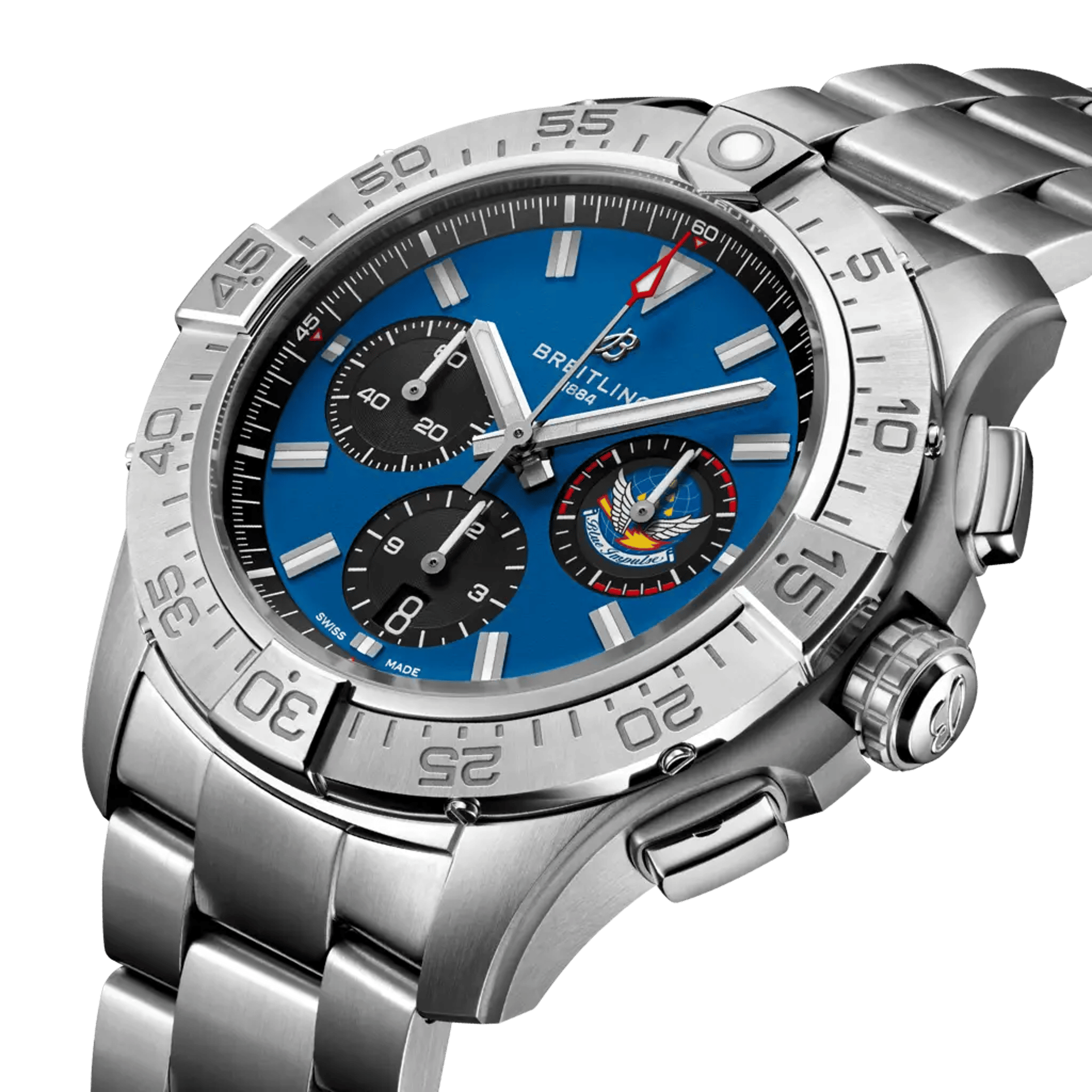 Avenger B01 Chronograph 44 Blue Impulse - AB01471A1C1A1 - image 2