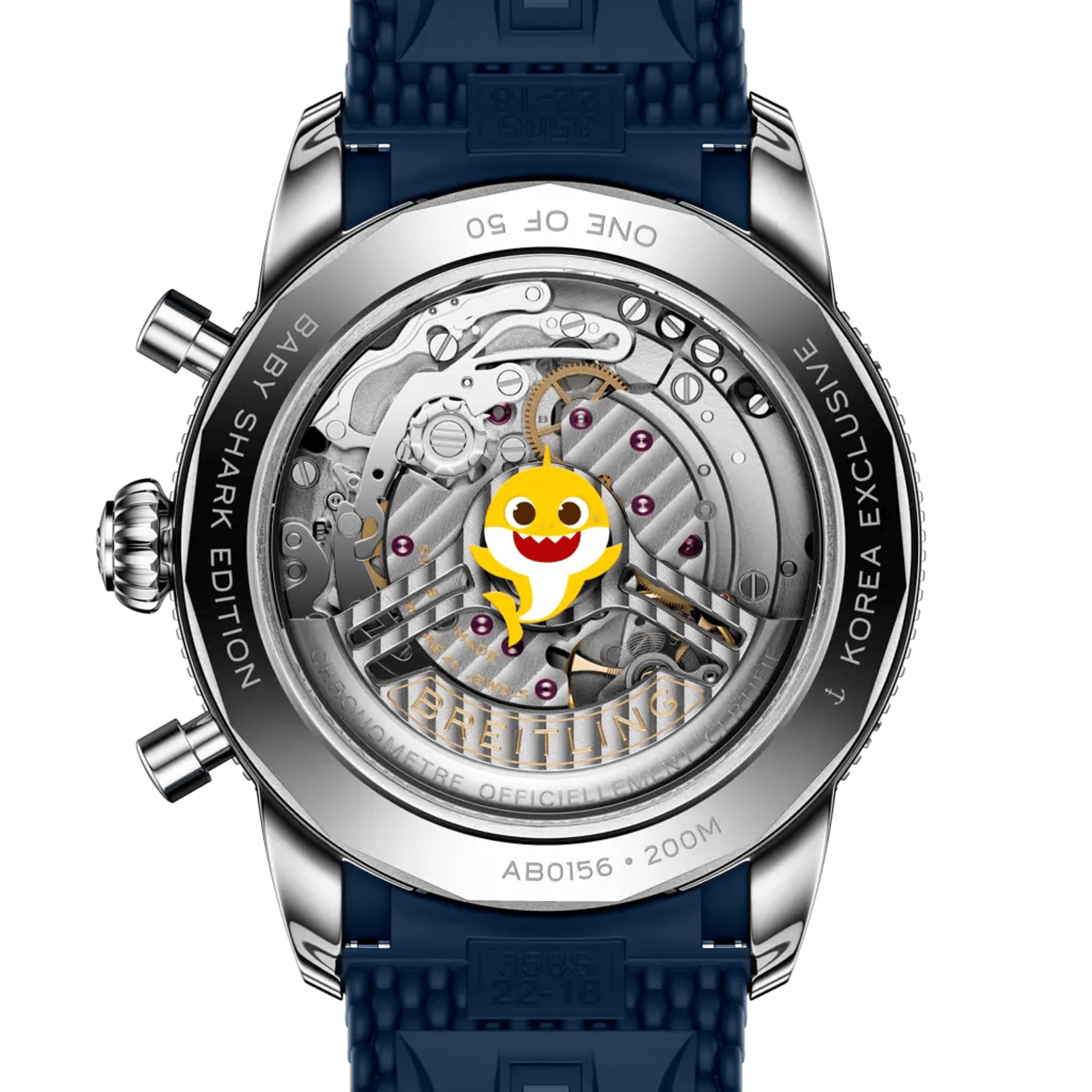 Superocean Heritage B01 Chronograph 42 Baby Shark - AB0156A71L1S1 - image 4