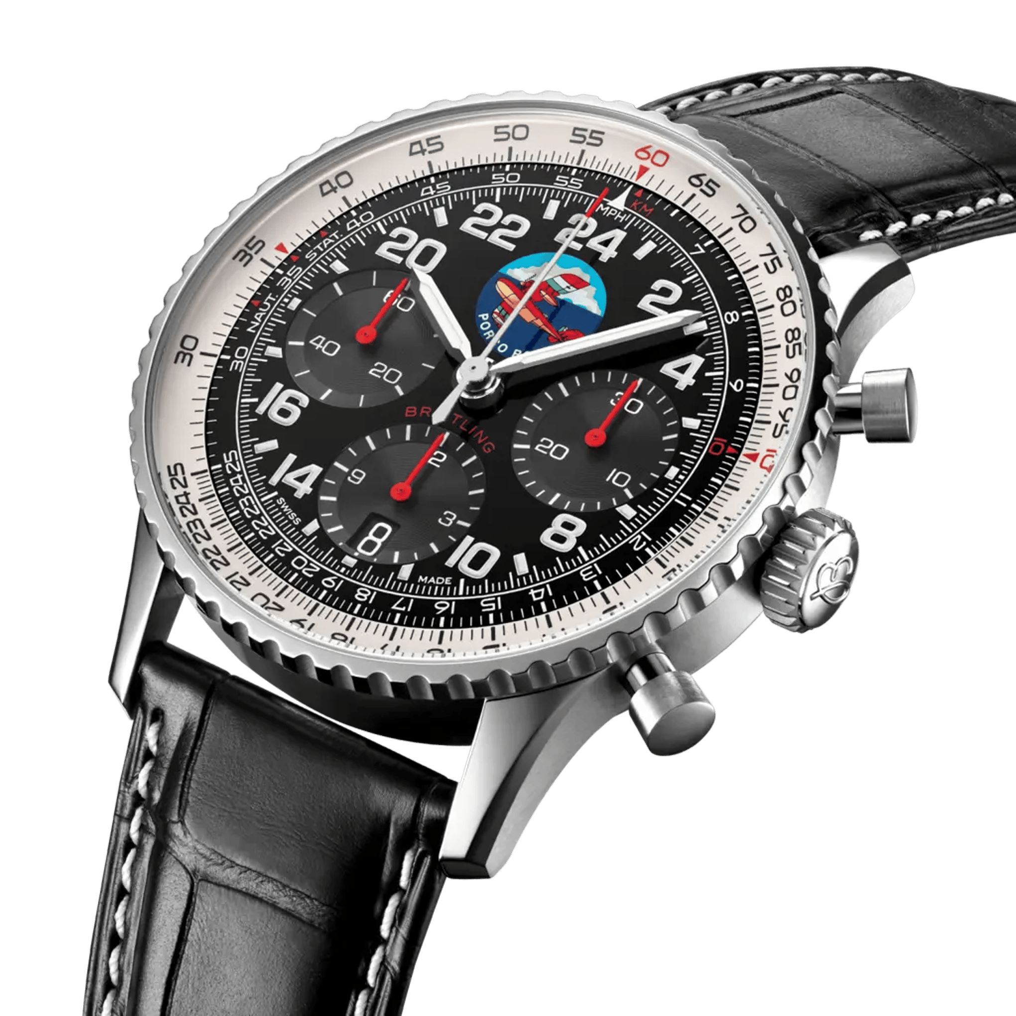 Navitimer B02 Chronograph 41 Cosmonaute Porco Rosso - AB02302A1B1P1 - image 2
