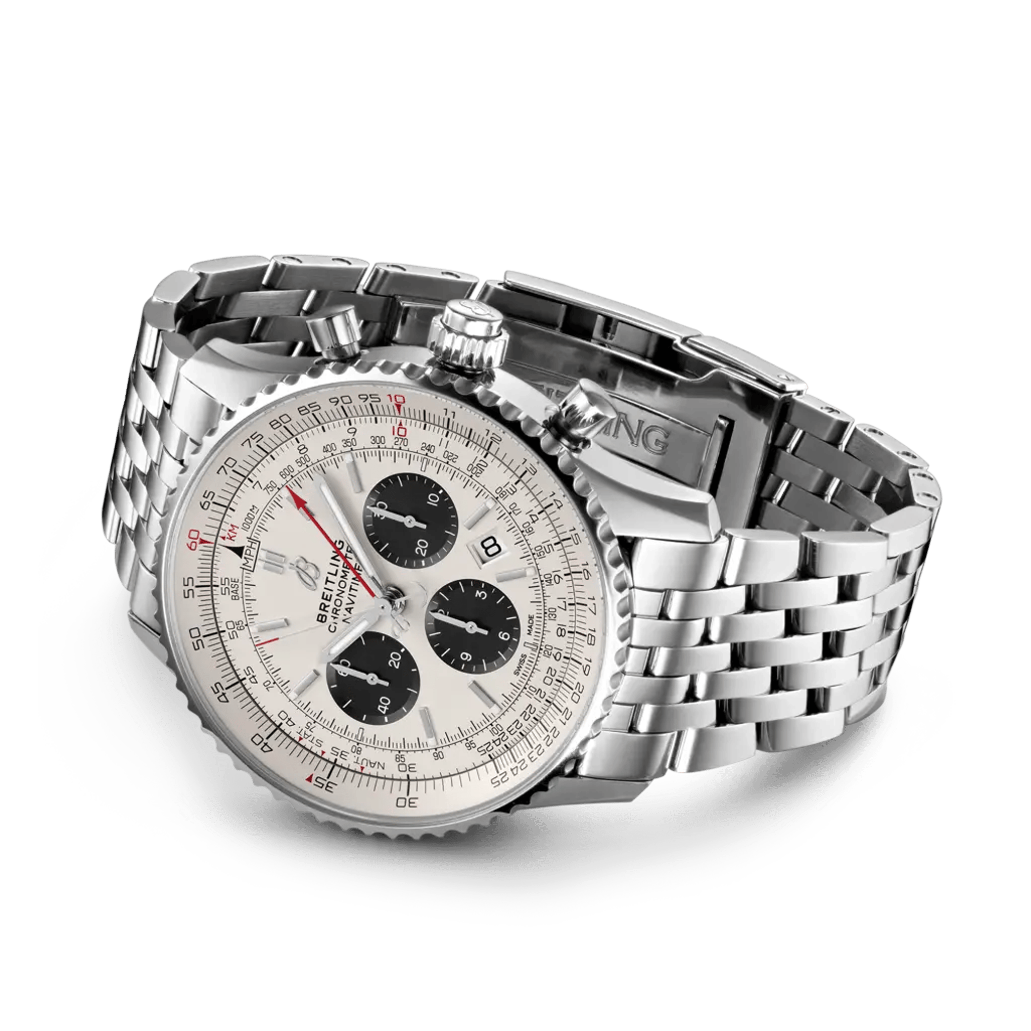 Navitimer B03 Chronograph Rattrapante 45 - AB0311211G1A1 - image 3