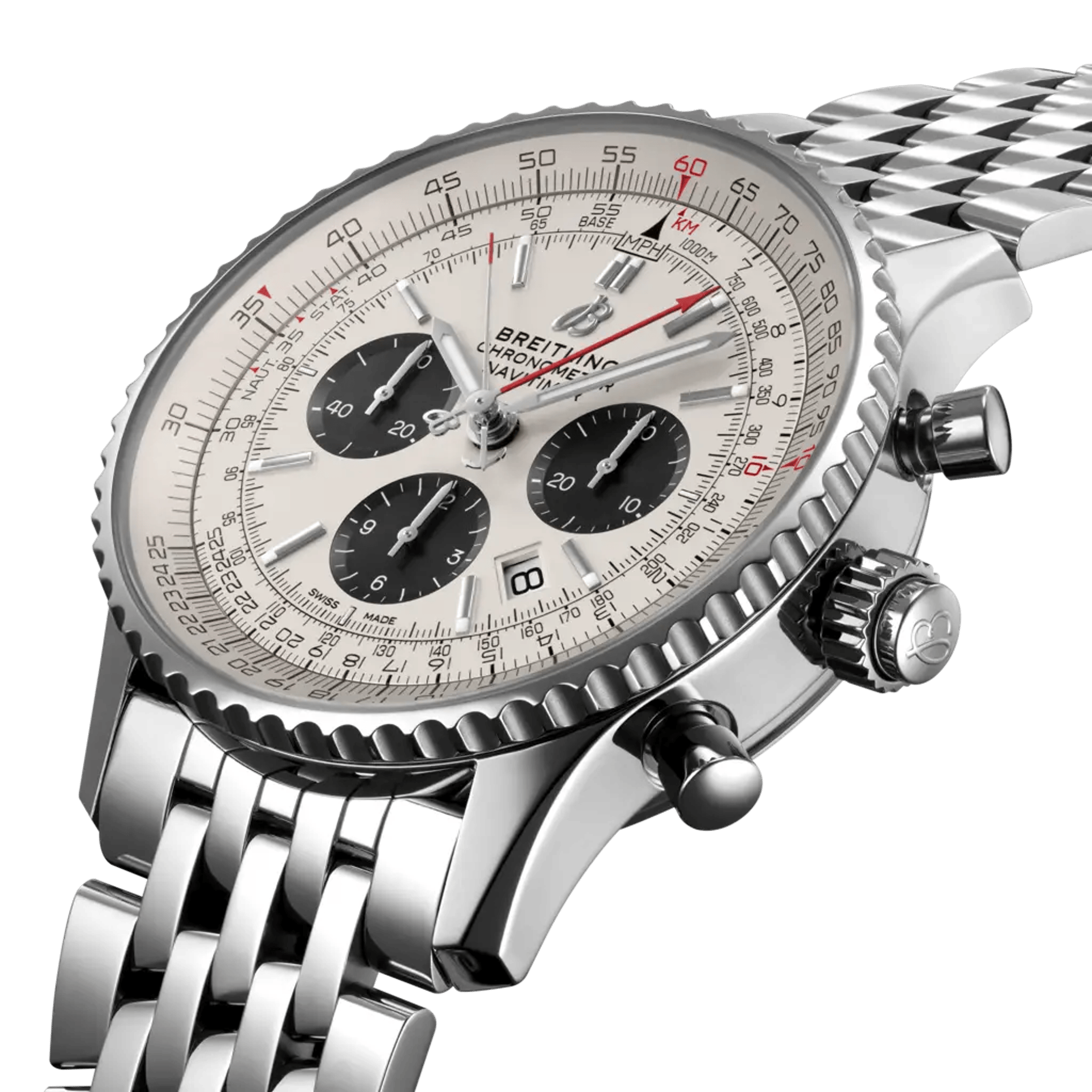 Navitimer B03 Chronograph Rattrapante 45 - AB0311211G1A1 - image 2
