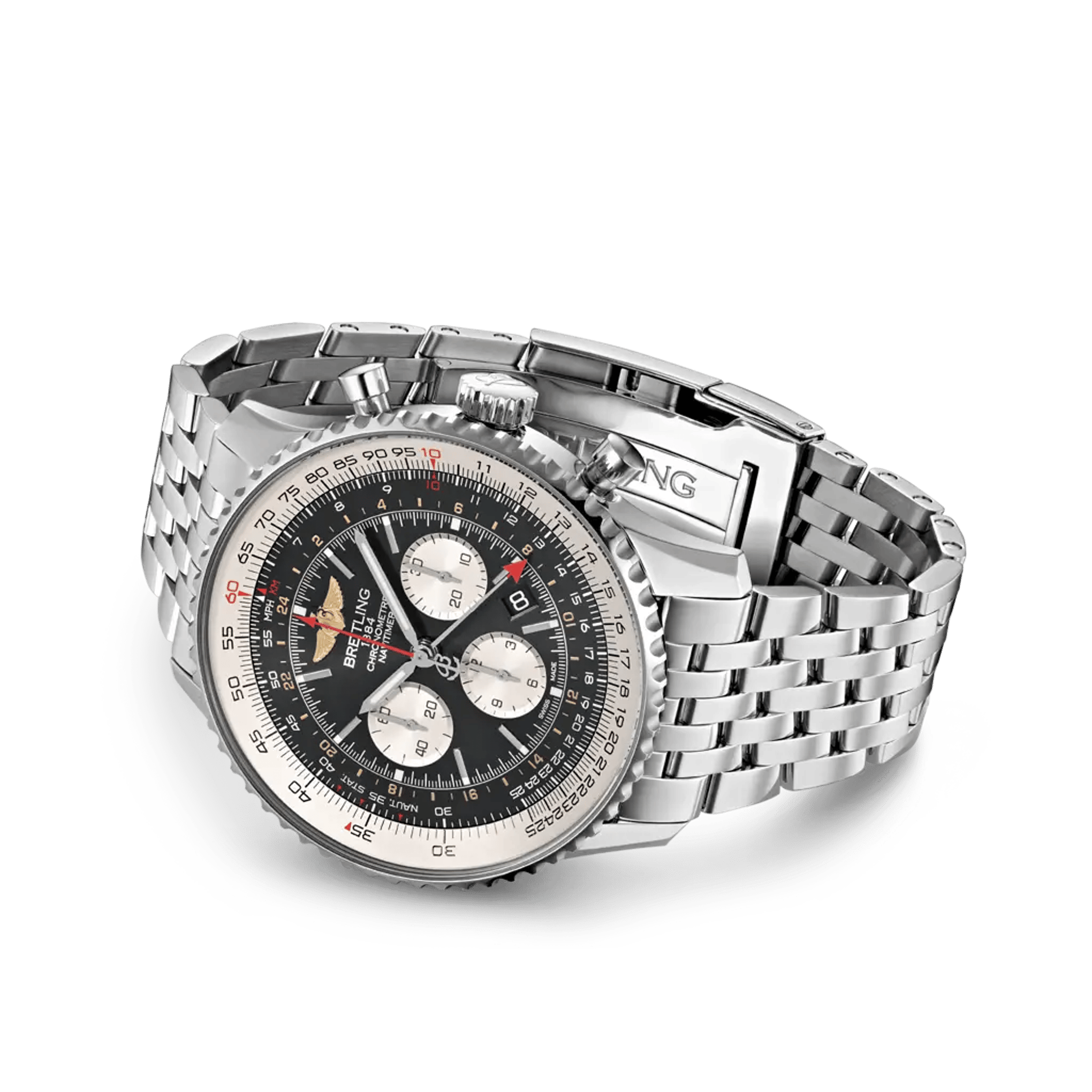 Navitimer B04 Chronograph GMT 48 - AB0441211B1A1 - image 3