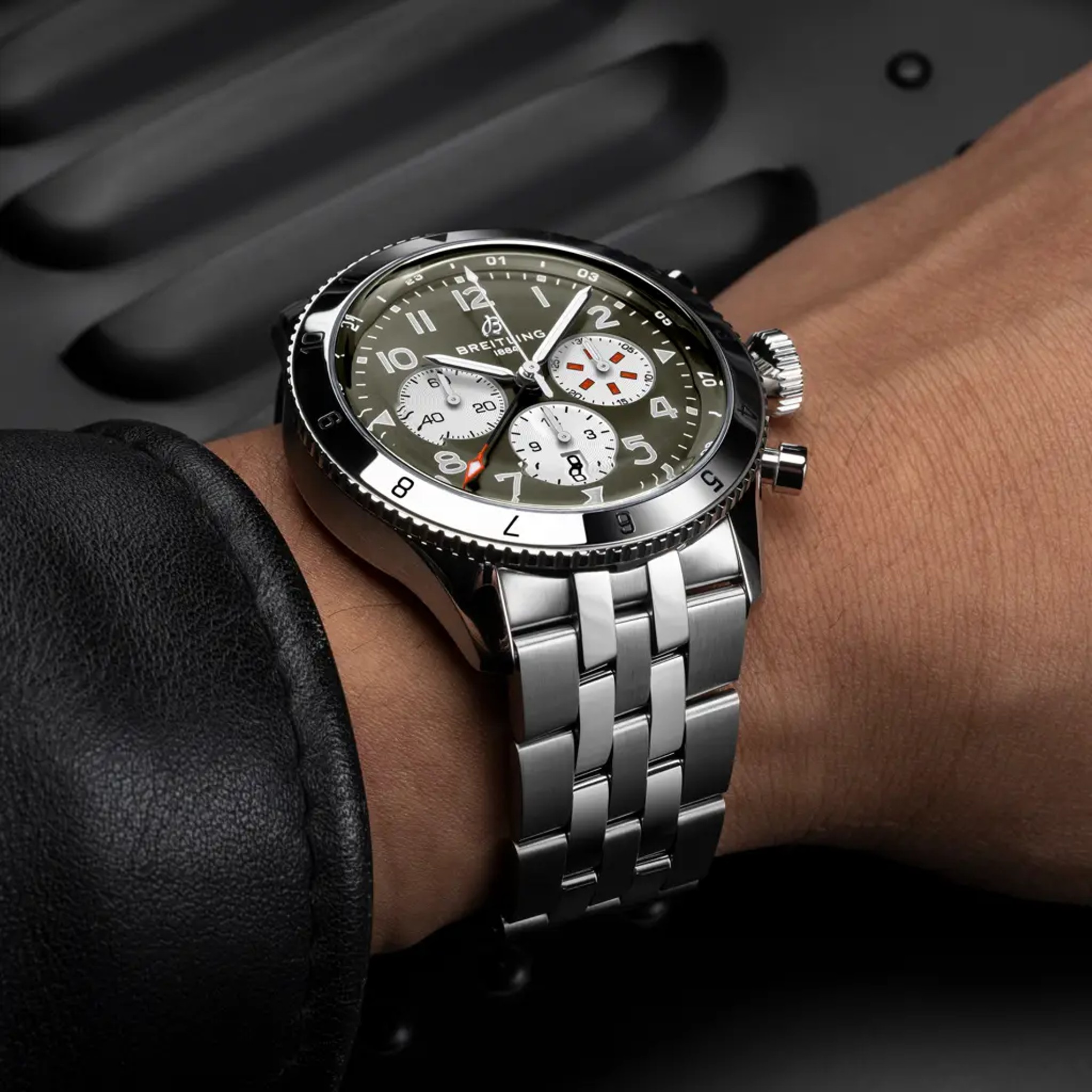 Super AVI B04 Chronograph GMT 46 Curtiss Warhawk - AB04452A1L1A1 - image 5