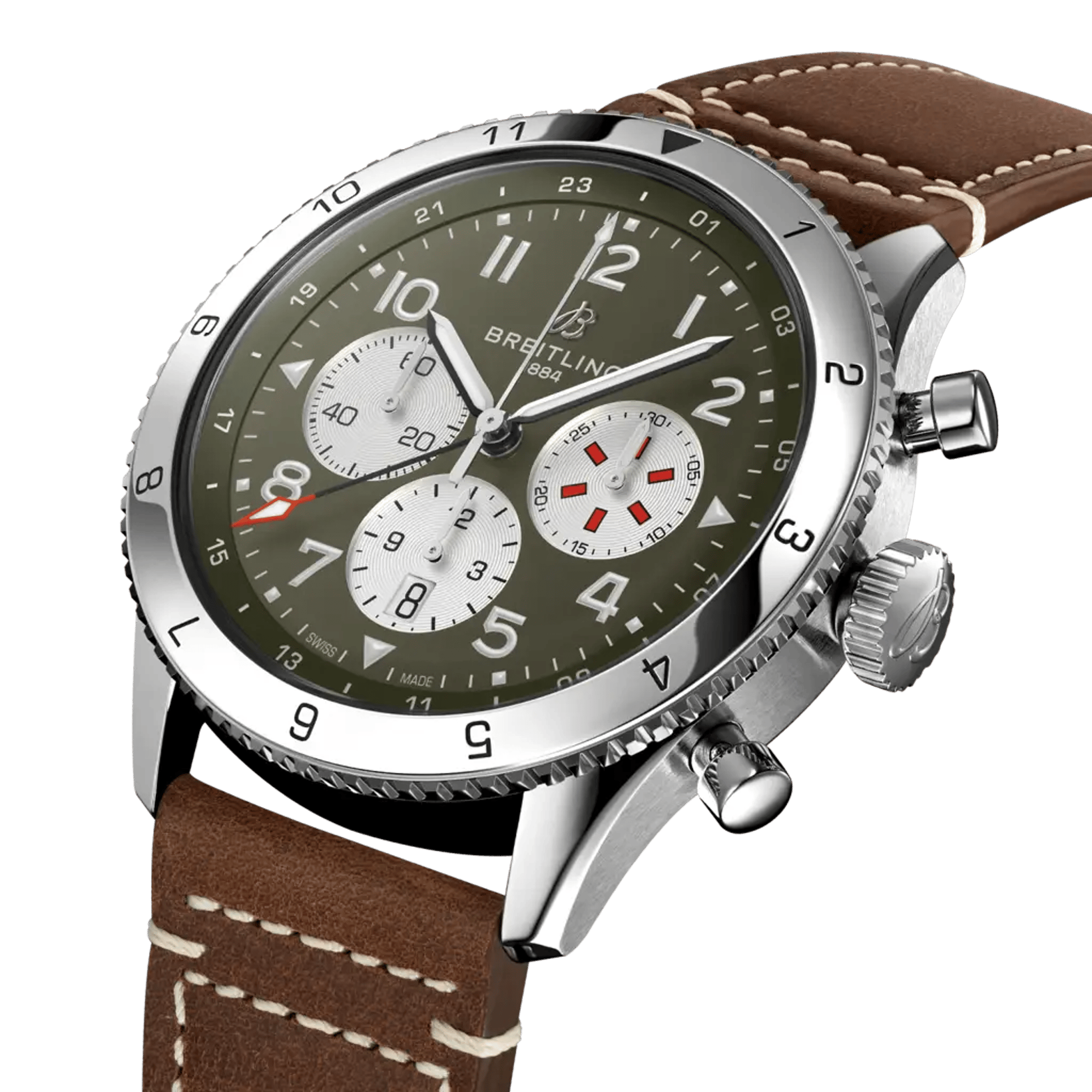 Super AVI B04 Chronograph GMT 46 Curtiss Warhawk - AB04452A1L1X1 - image 2