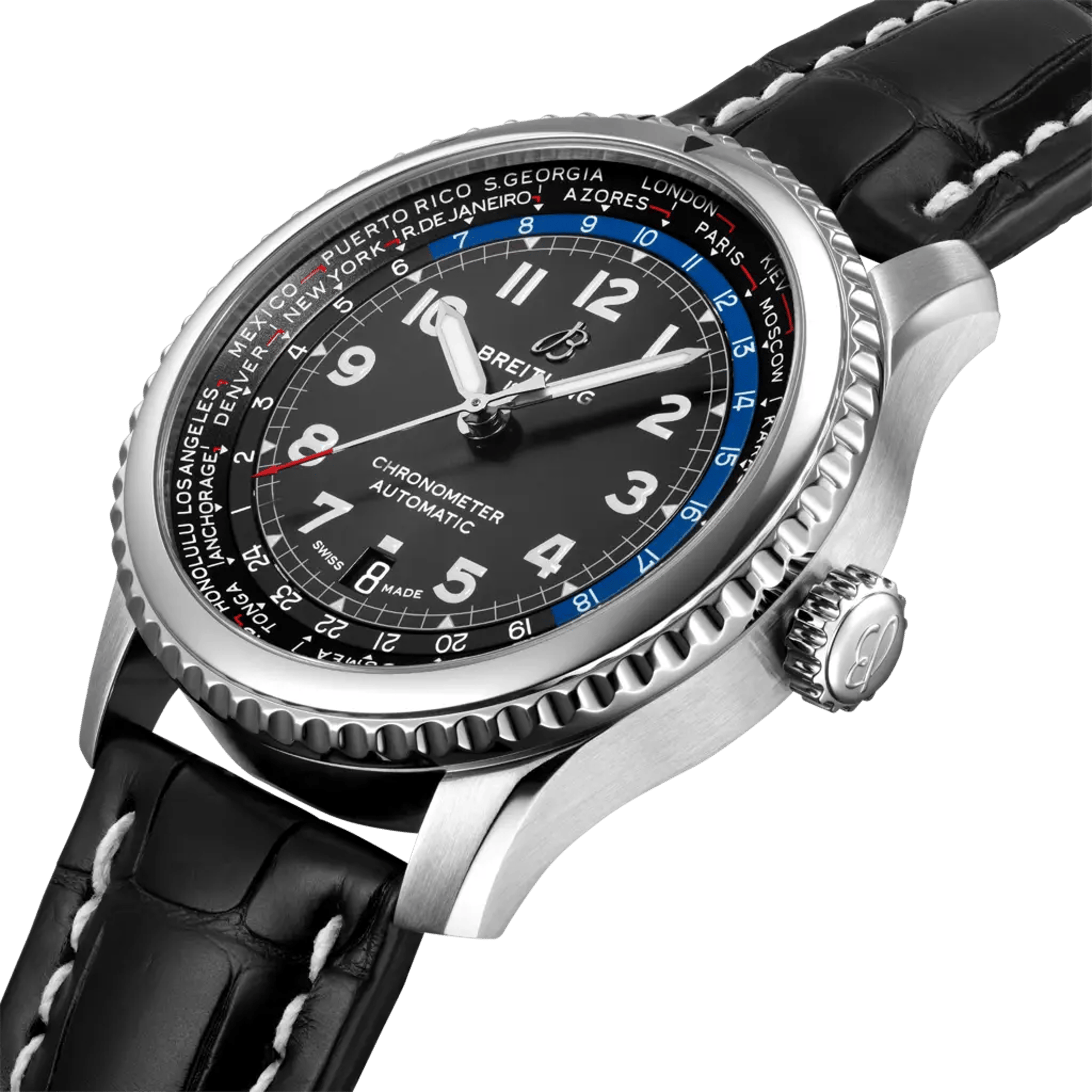 Aviator 8 B35 Automatic Unitime 43 - AB3521U41B1P1 - image 2