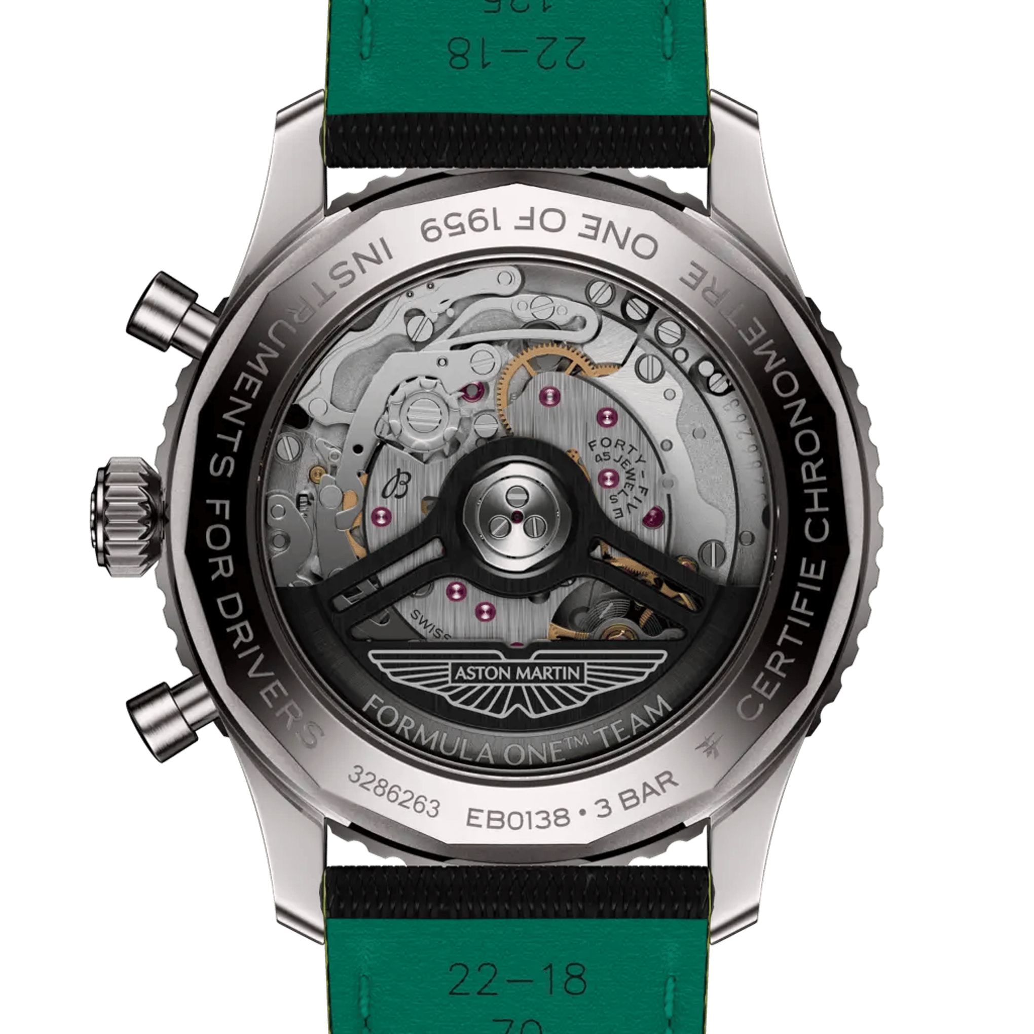 Navitimer B01 Chronograph 43 Aston Martin Aramco Formula ONE™ team - EB01381A1B1X1 - image 4