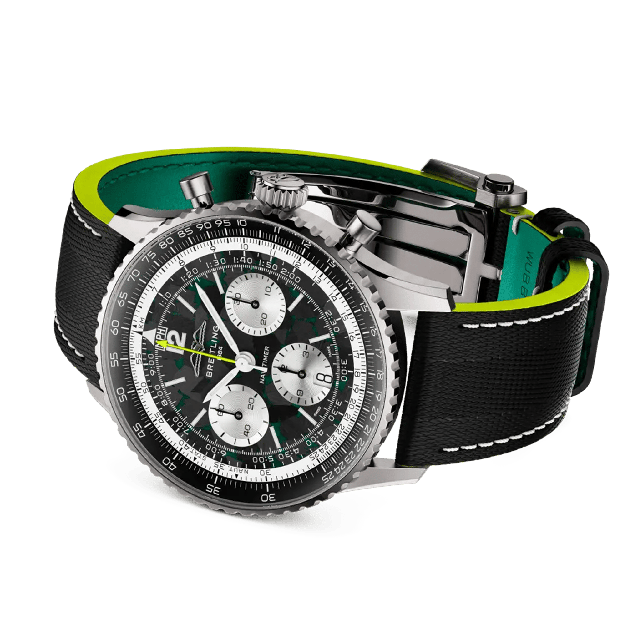 Navitimer B01 Chronograph 43 Aston Martin Aramco Formula ONE™ team - EB01381A1B1X1 - image 3