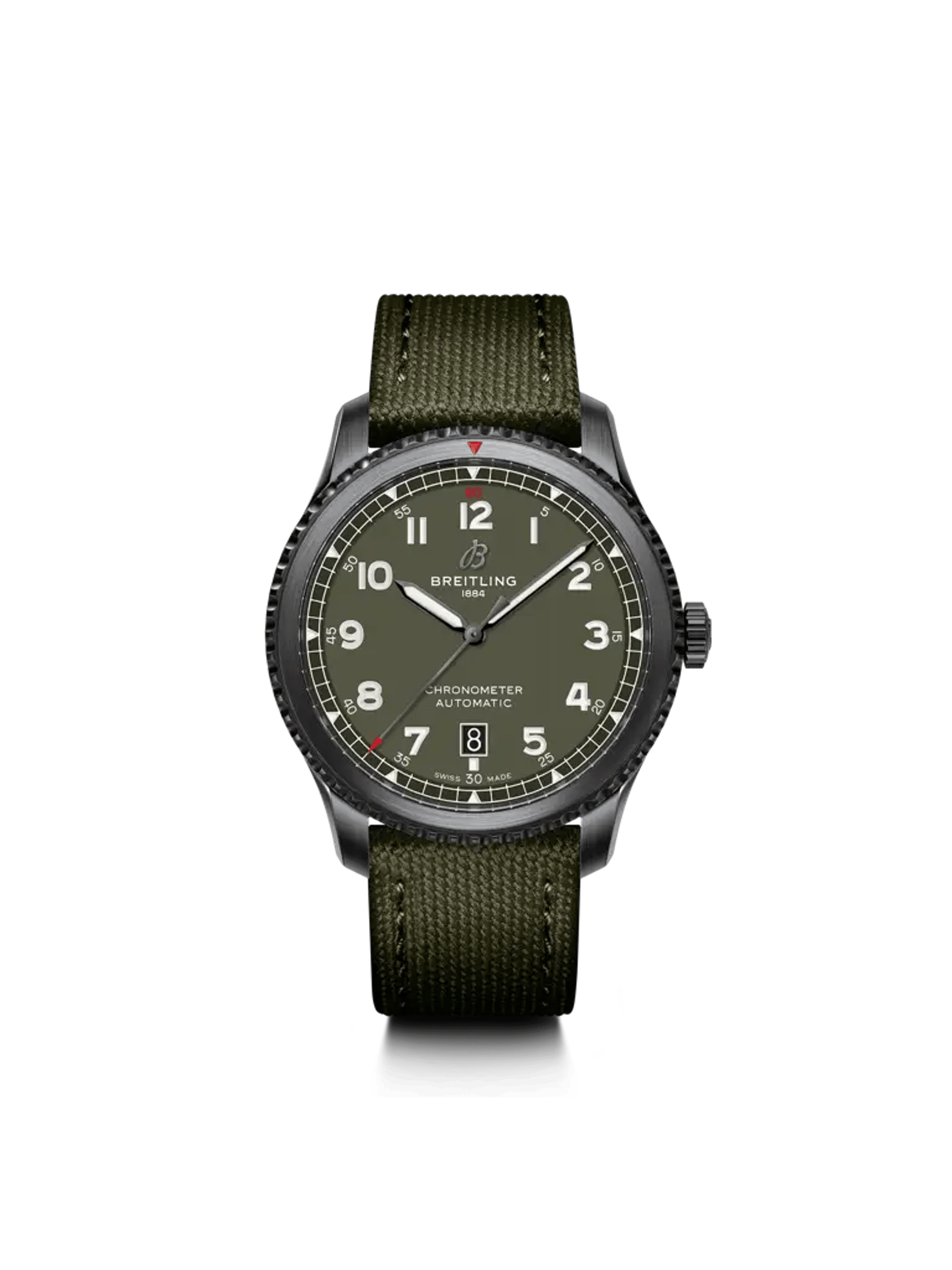 Aviator 8 Automatic 41 Black Steel Curtiss Warhawk - M173152A1L1X1 - image 1