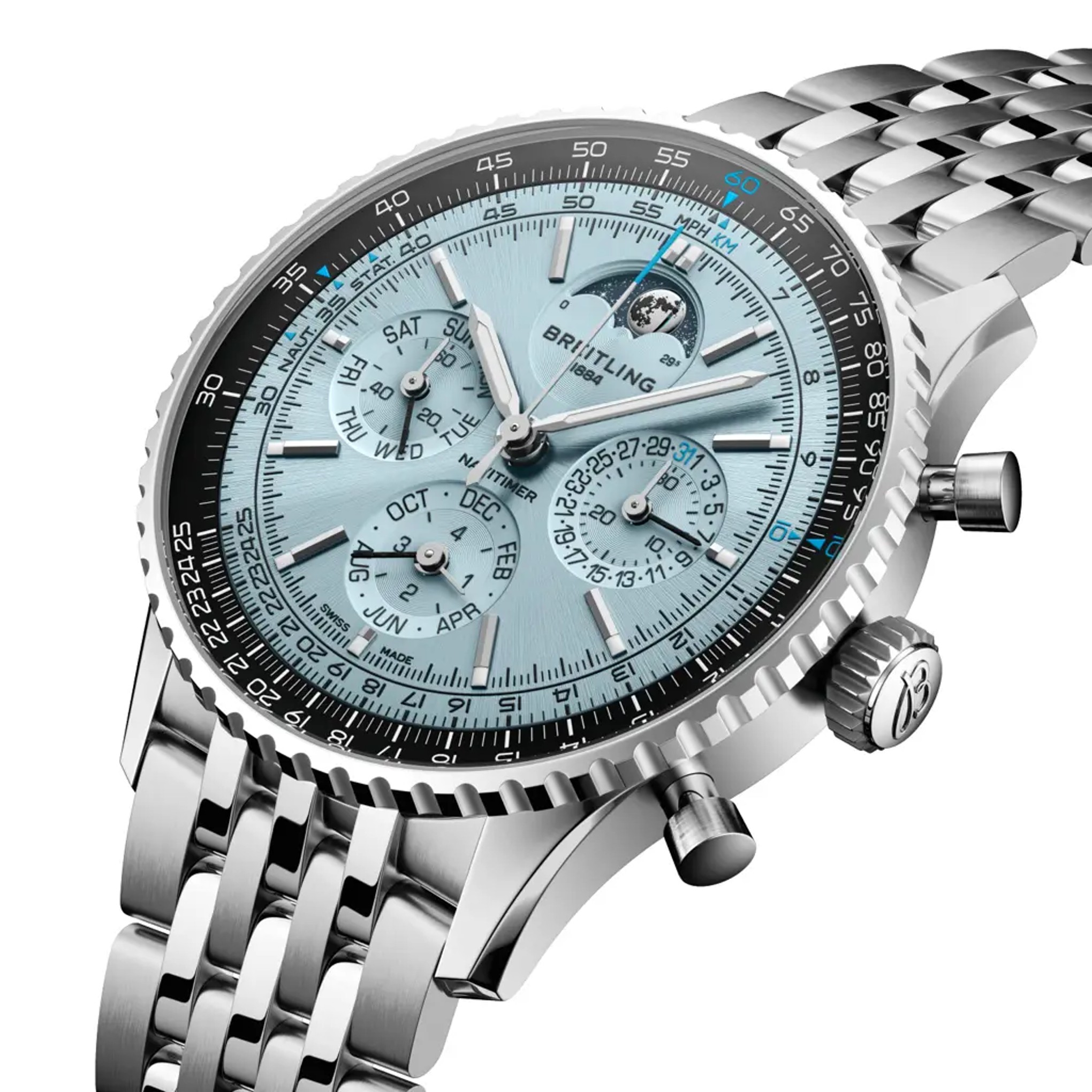 Navitimer B19 Chronograph 43 Perpetual Calendar - PB1920251C1A1 - image 2
