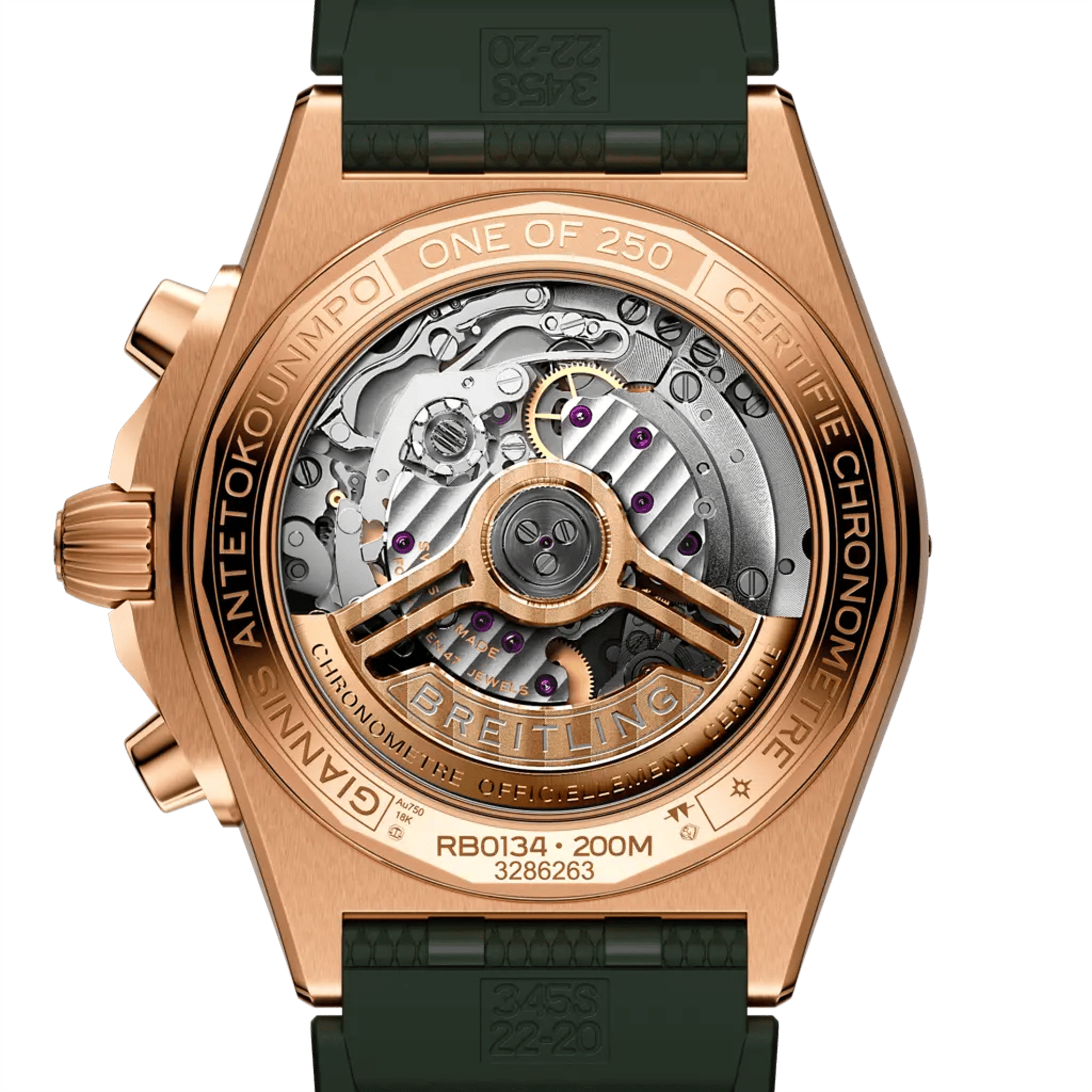 Chronomat B01 42 Giannis Antetokounmpo - RB01344A1L1S1 - image 4