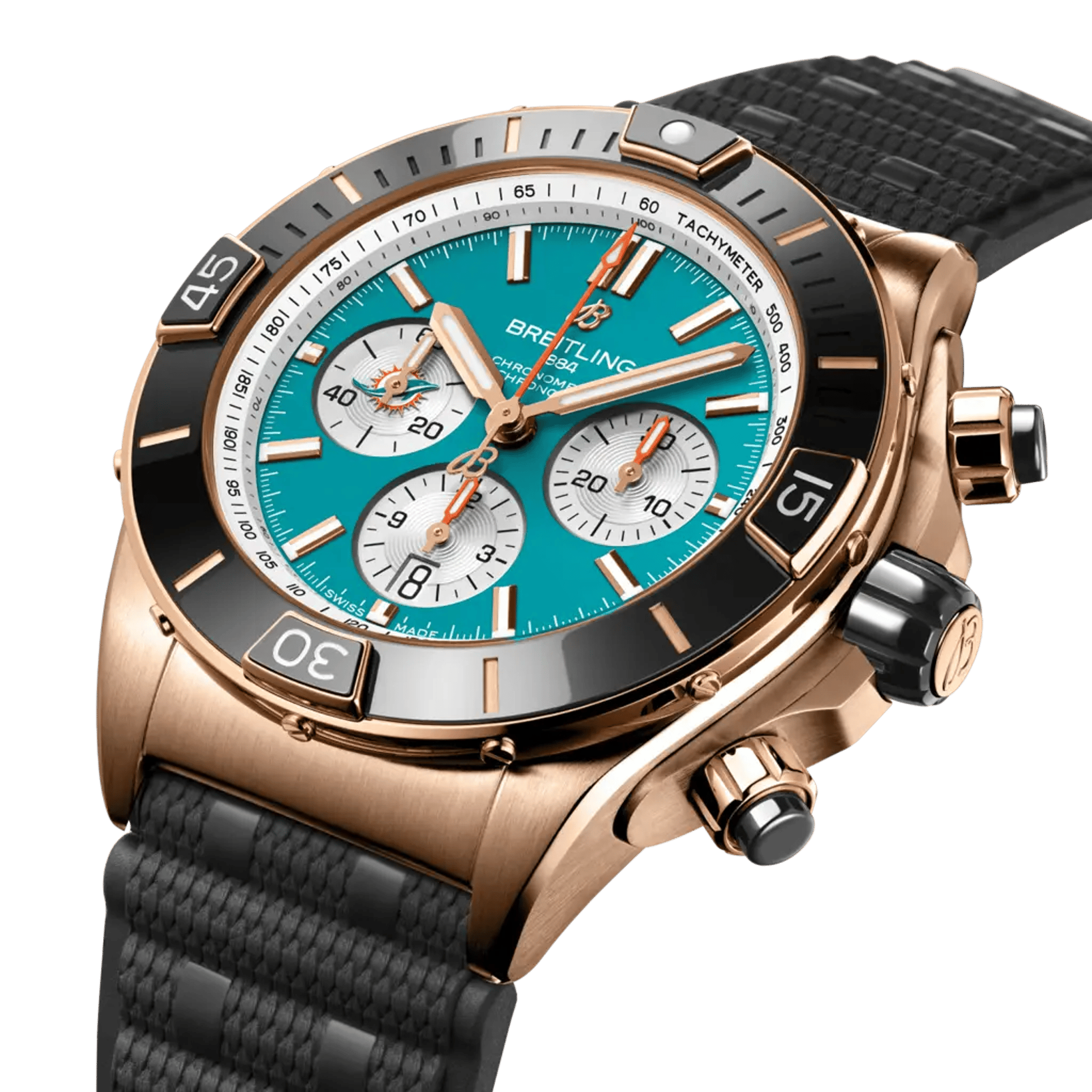 Super Chronomat B01 Chronograph 44 NFL Miami Dolphins - RB01366A1L2S1 - image 2