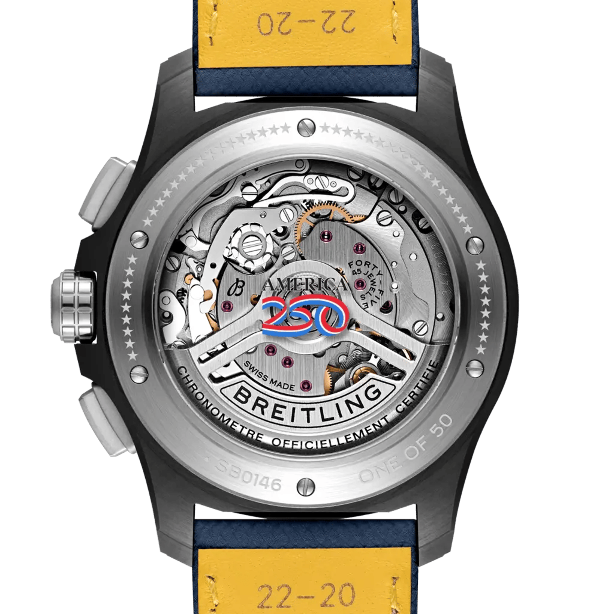 Avenger B01 Chronograph 42 Night Mission America250 - SB01464A1C1X1 - image 4