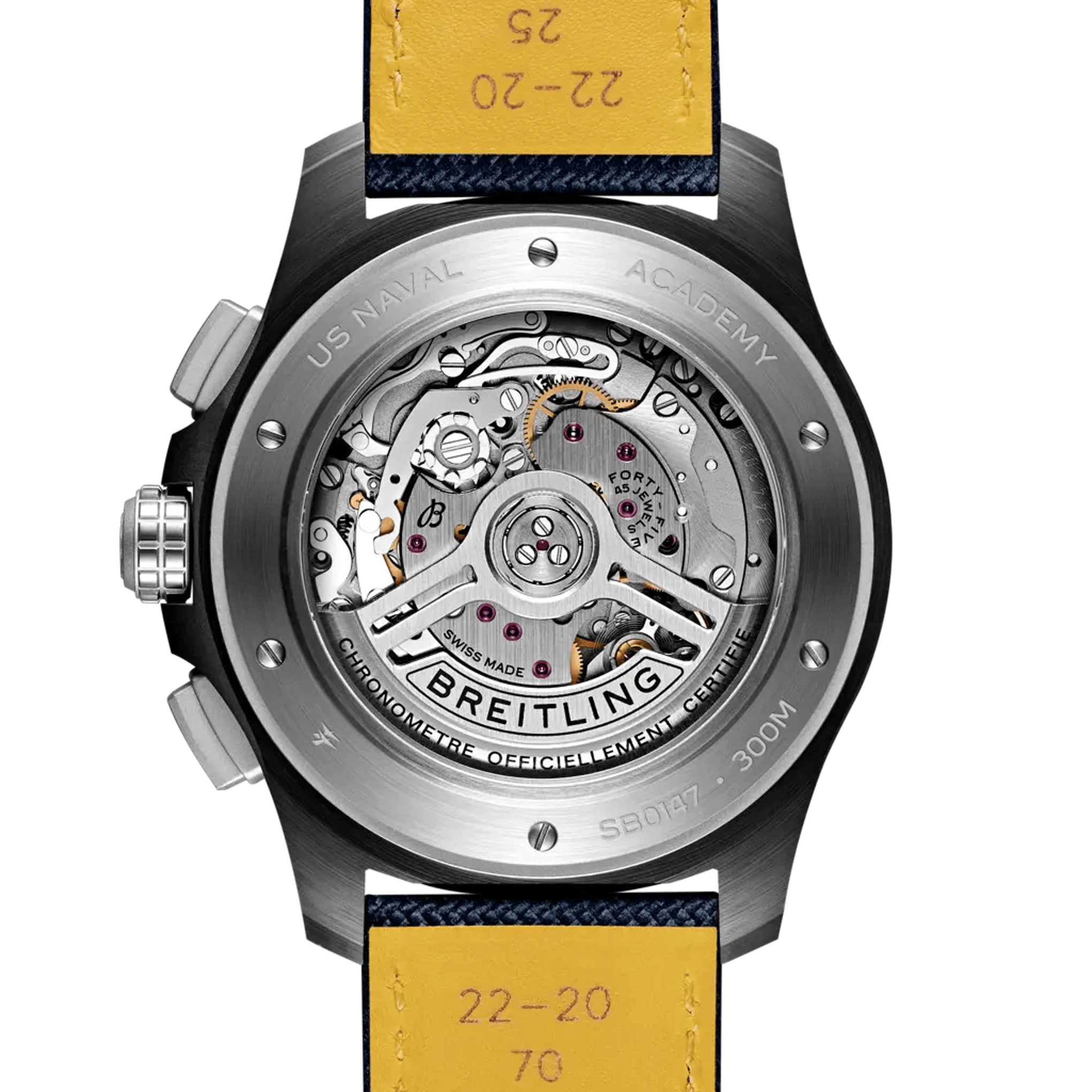 Avenger B01 Chronograph 44 Night Mission US Naval Academy - SB01474A1C1X1 - image 4