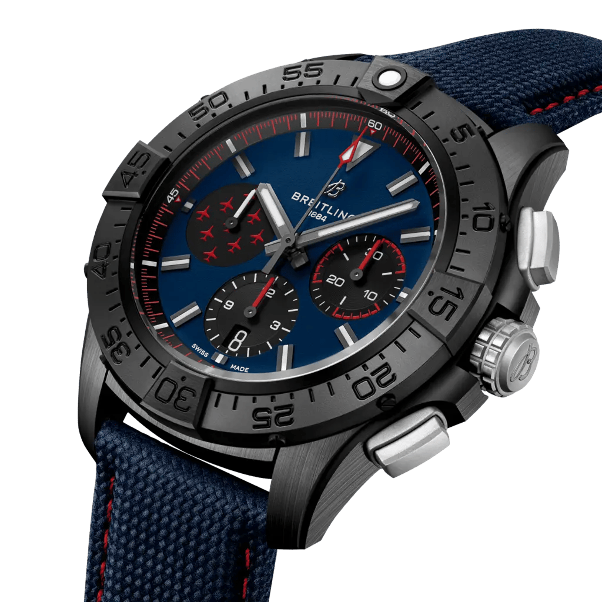 Avenger B01 Chronograph 44 Night Mission Red Arrows - SB01475A1C1X1 - image 2