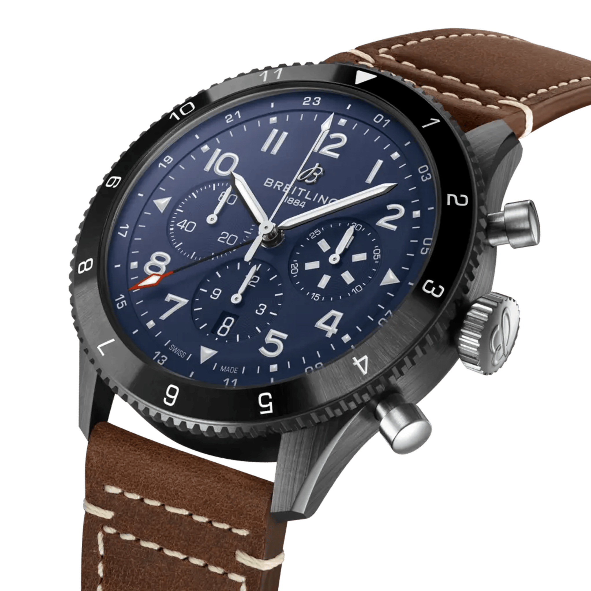 Super AVI B04 Chronograph GMT 46 Tribute to Vought F4U Corsair - SB04452A1C1X2 - image 2