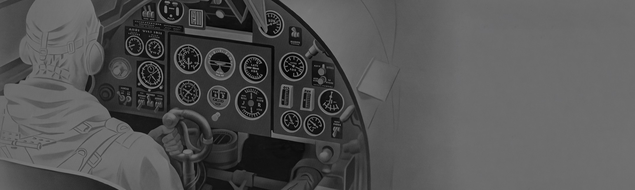 {generated} 1940年代飛行員坐於精細座艙中，展現貫穿Breitling歷史的深厚航空傳承