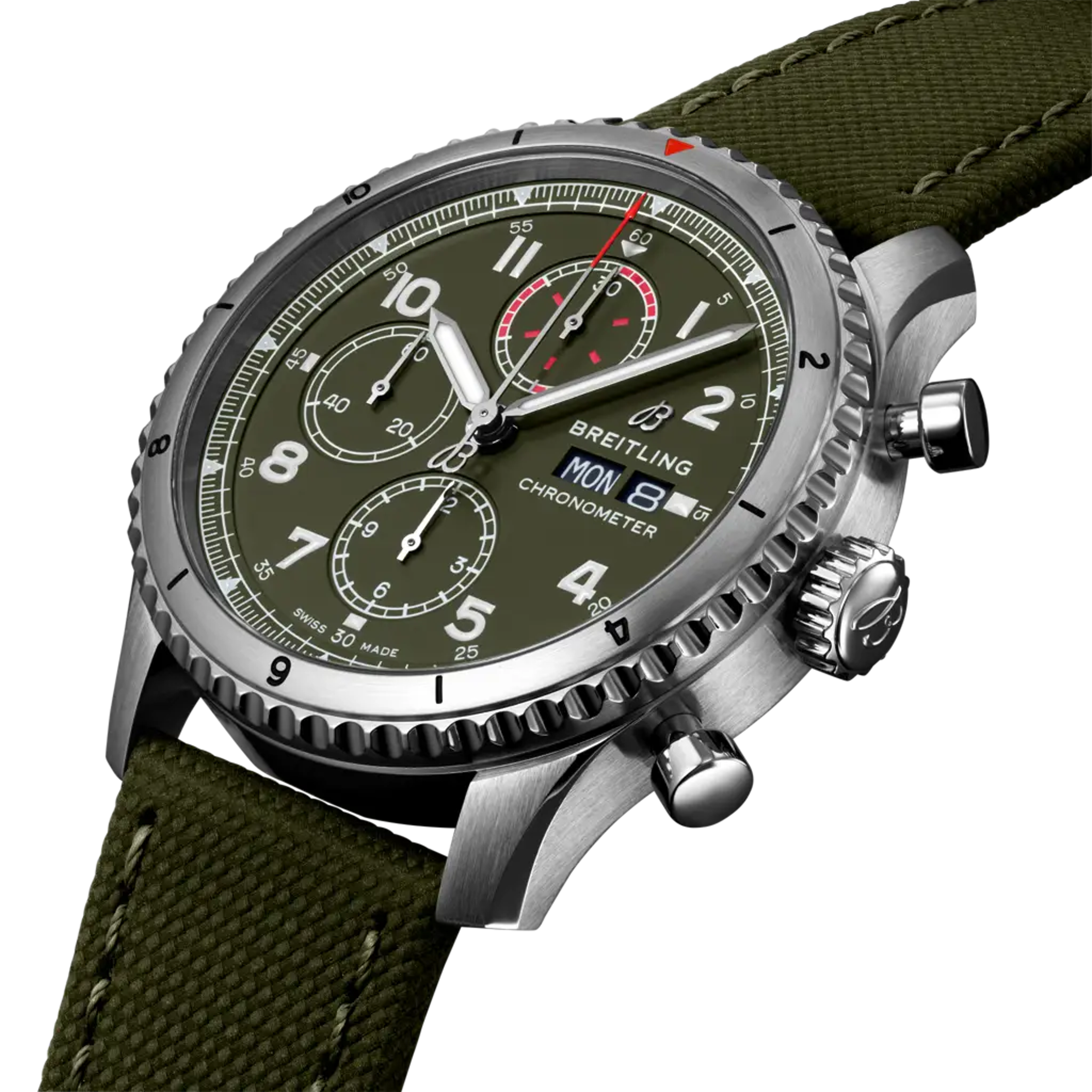 Aviator 8 Chronograph 43 Curtiss Warhawk - A133161A1L1X1