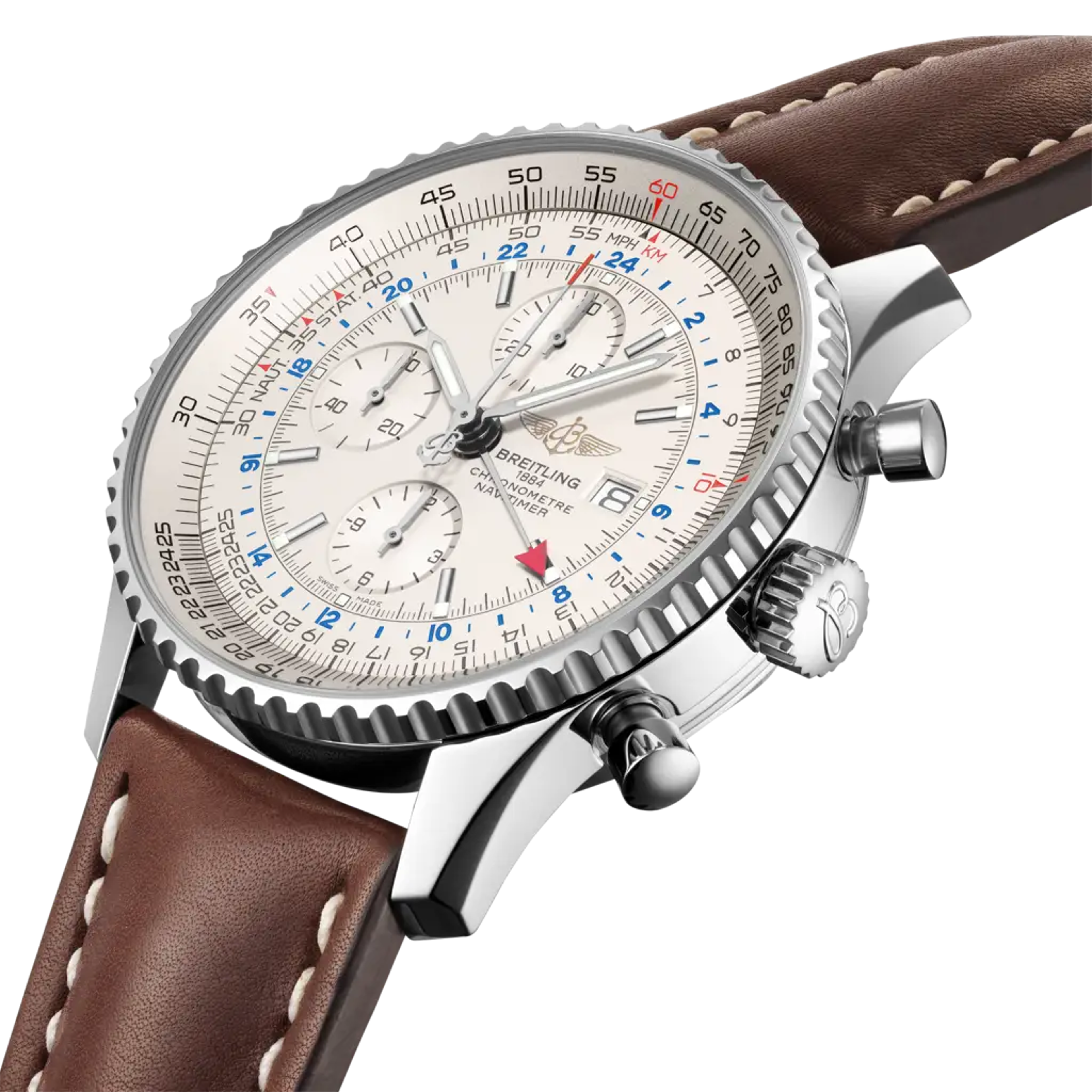 Navitimer Chronograph GMT 46 - A24322121G1X1