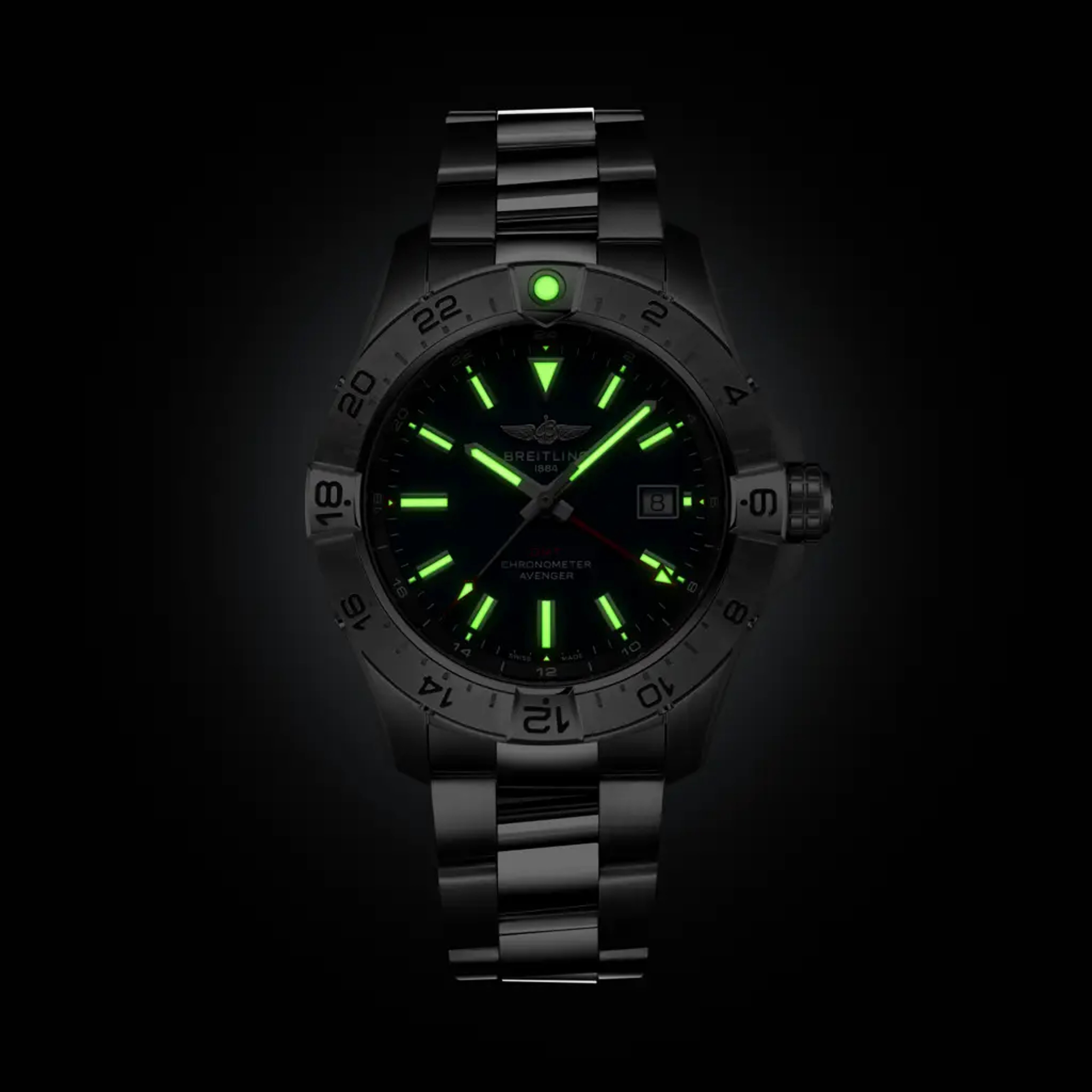Avenger Automatic GMT 44 Wings - A323203B1C1A1