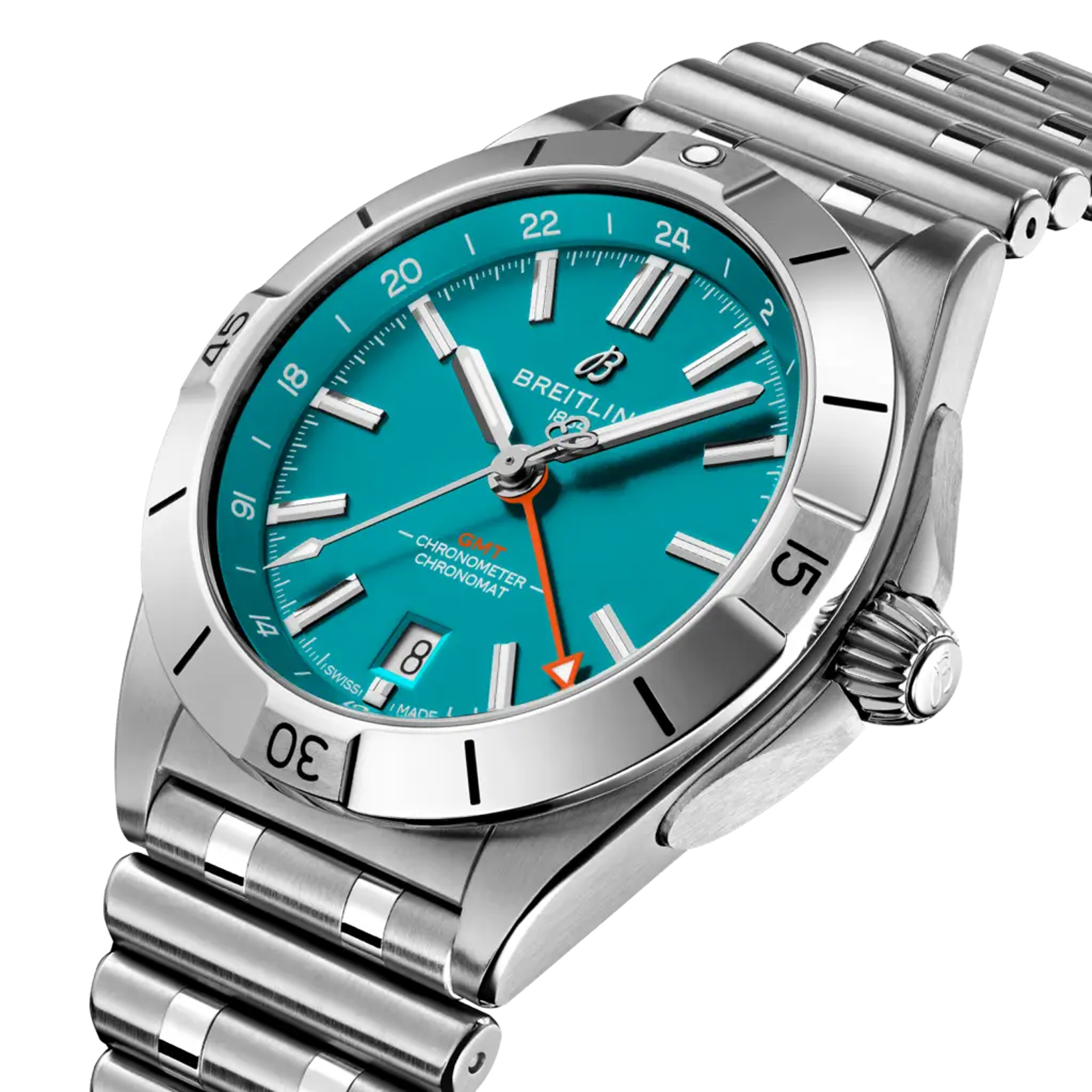 Chronomat Automatic GMT 40 NFL Miami Dolphins Edition - A32398B11L1A1