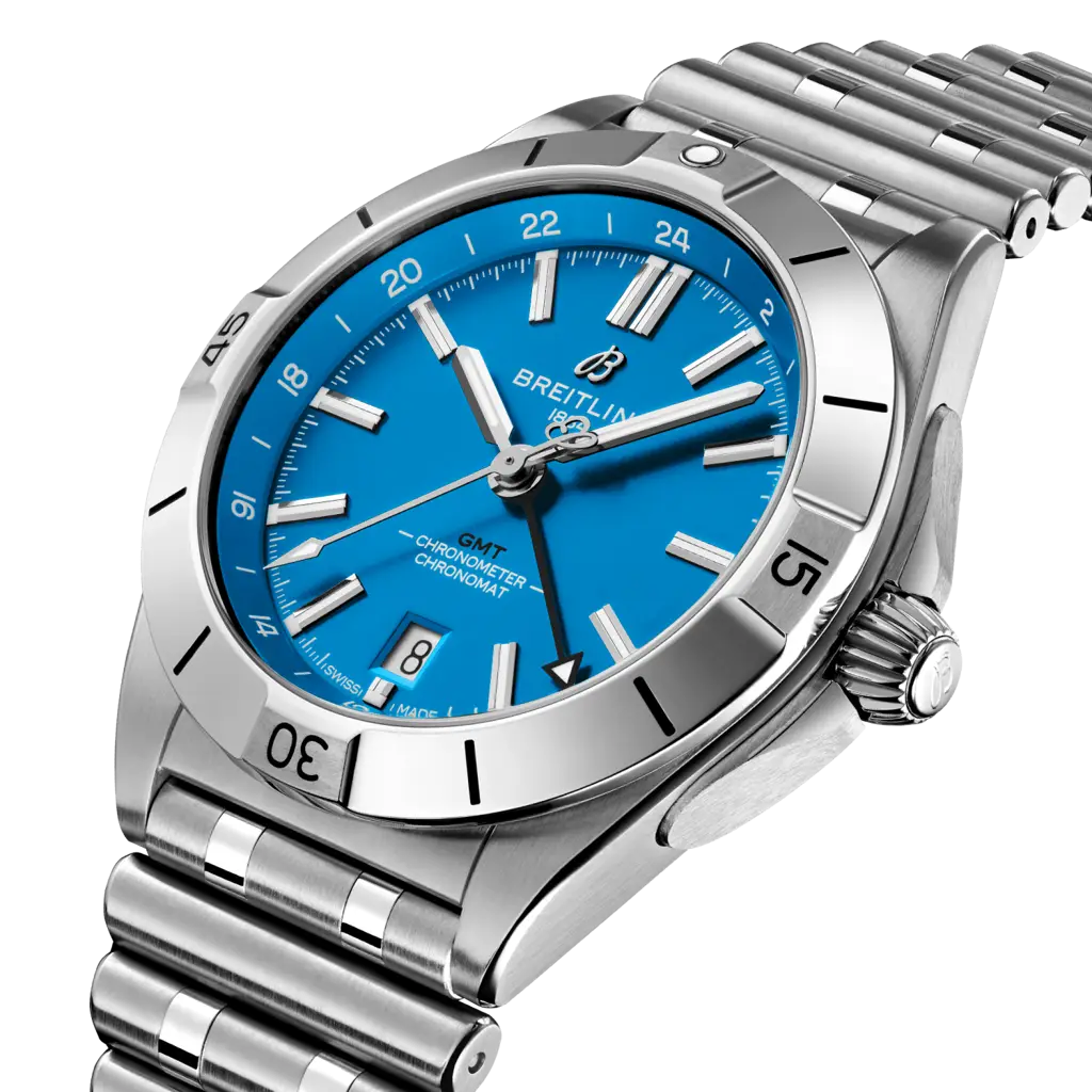 Chronomat Automatic GMT 40 NFL Carolina Panthers Edition - A32398E11C1A1