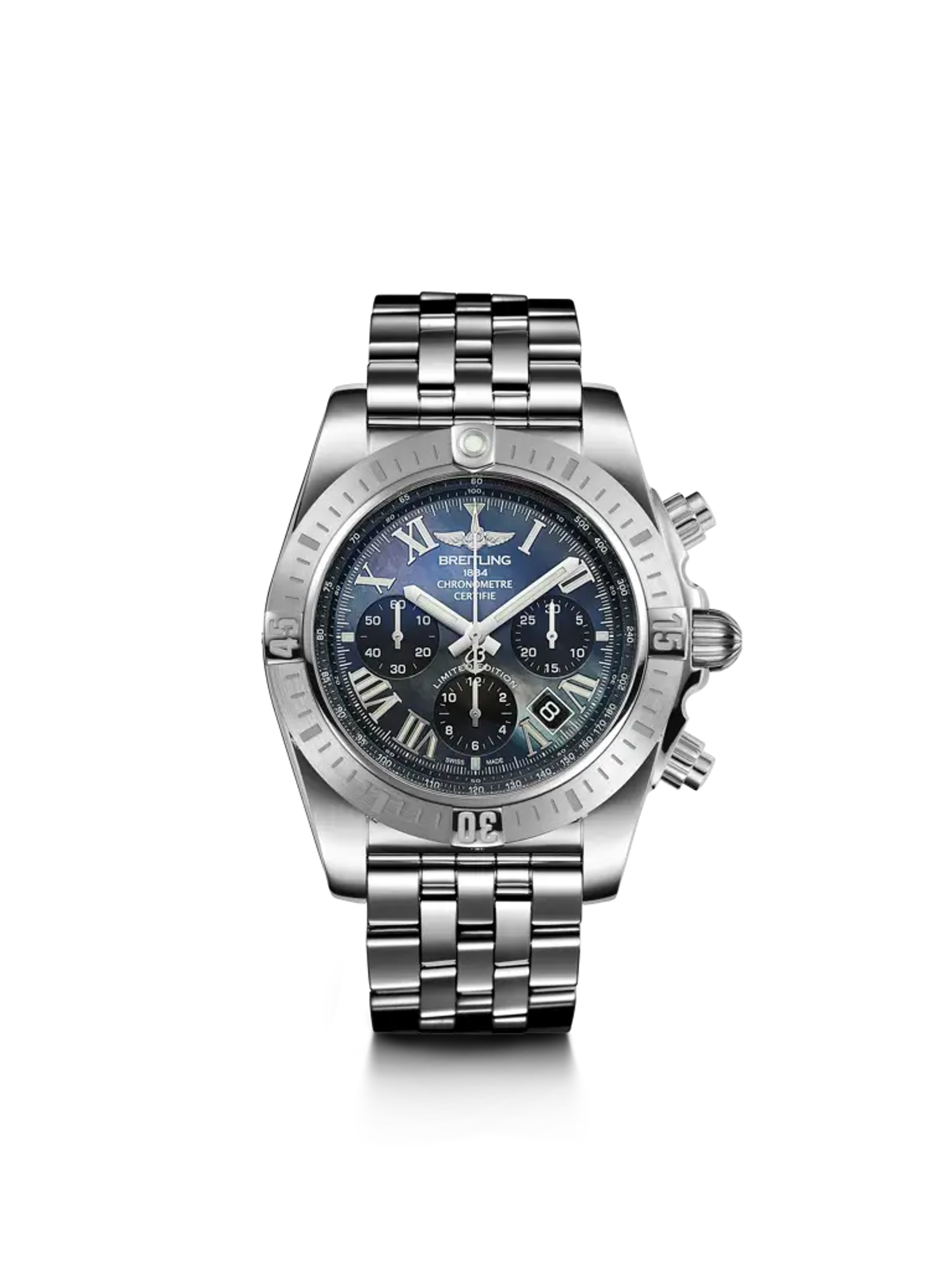 Chronomat JSP Roman Index Black Mother of Pearl Limited - AB01153A1B1A1