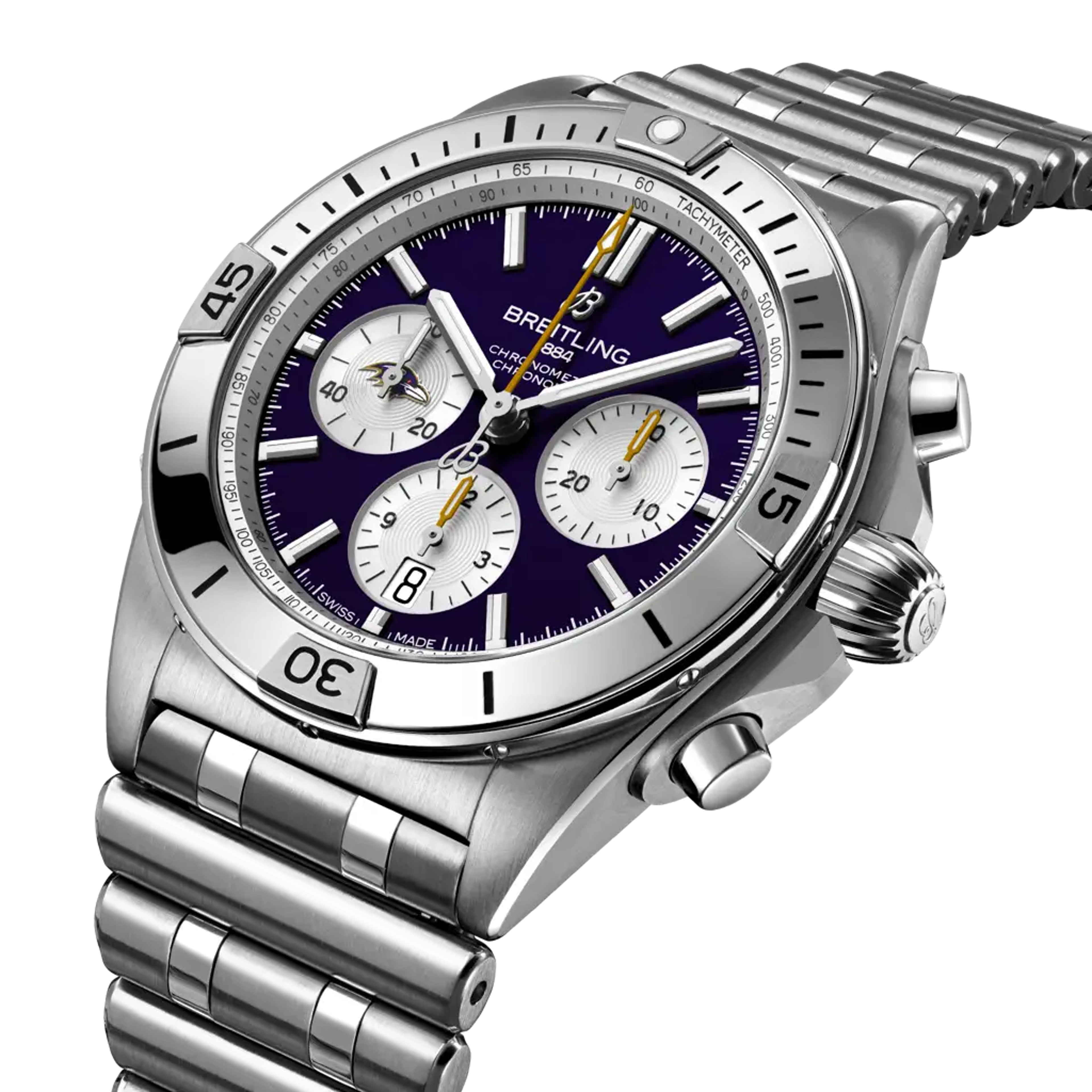 Chronomat B01 42 NFL Baltimore Ravens Edition - AB01342B1K2A1