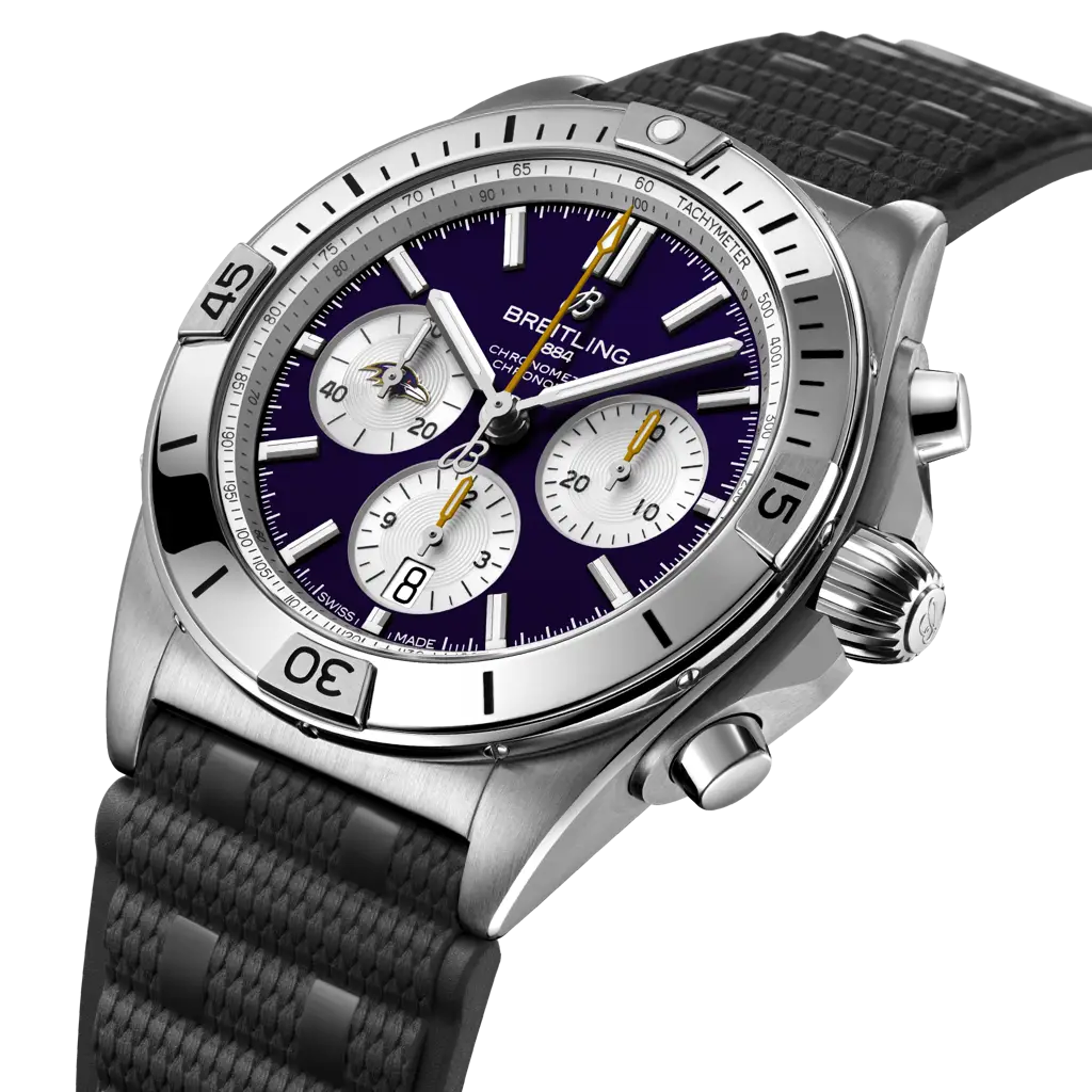 Chronomat B01 42 NFL Baltimore Ravens Edition - AB01342B1K2S1