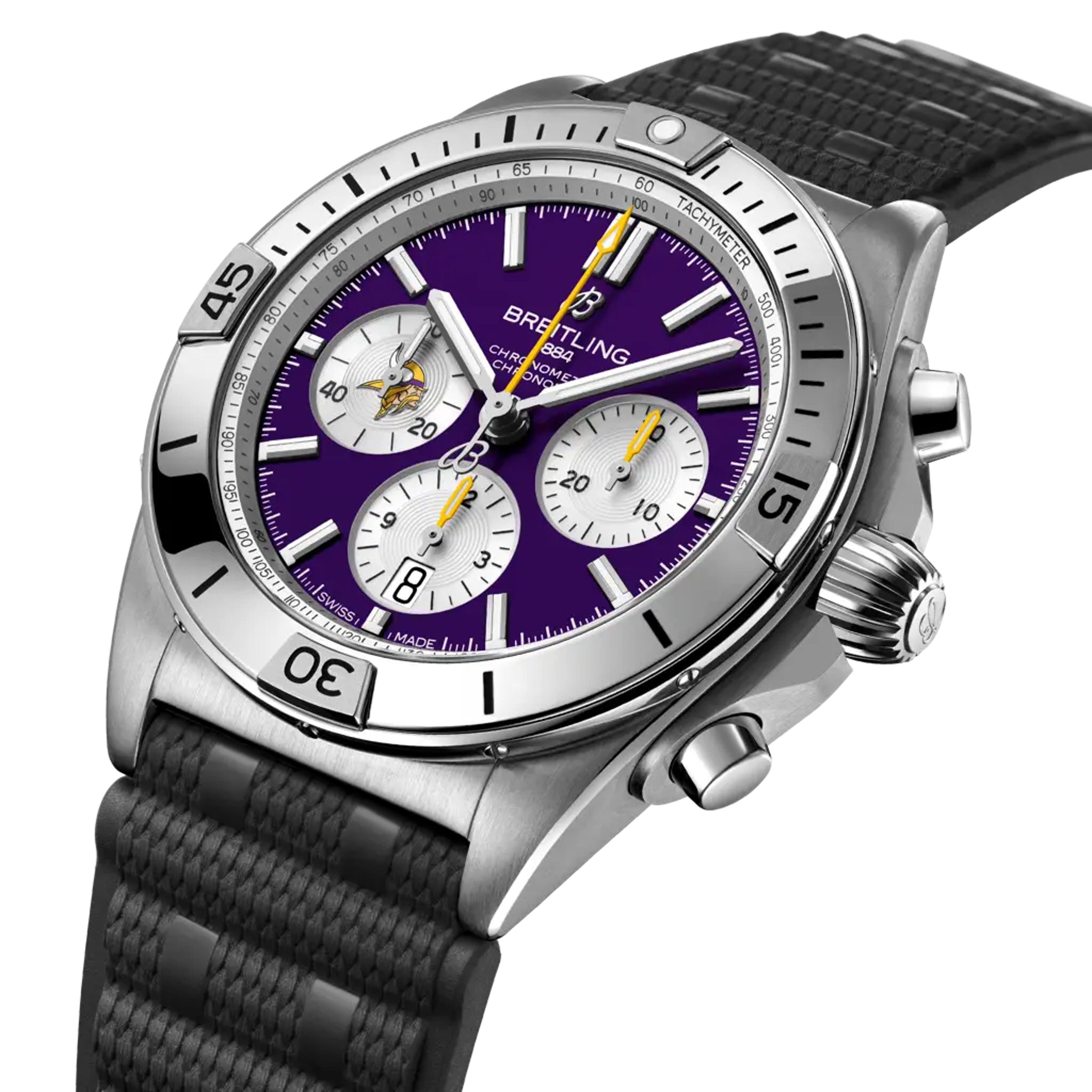 Chronomat B01 42 NFL Minnesota Vikings Edition - AB01342B1K4S1