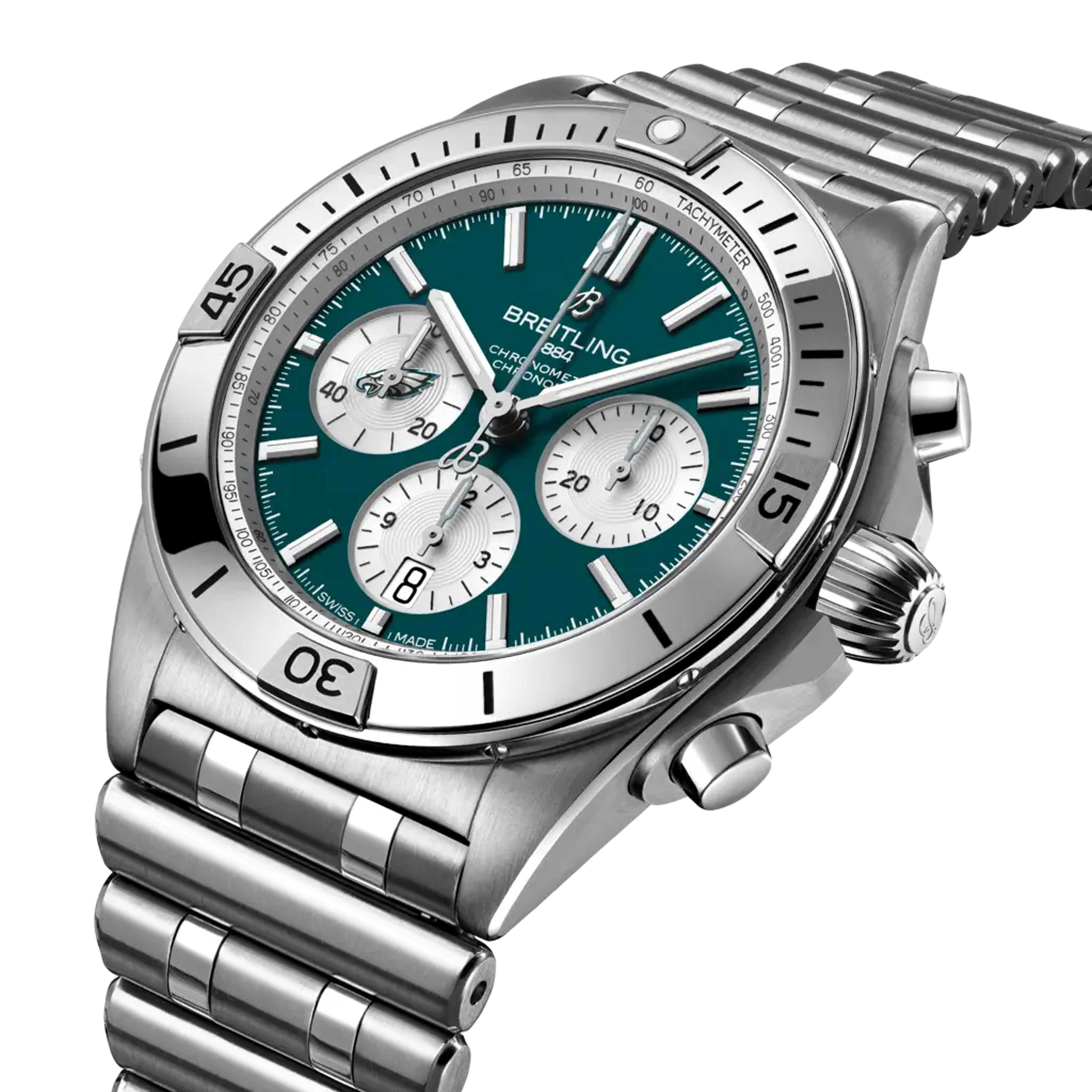 Chronomat B01 42 NFL Philadelphia Eagles Edition - AB01342B1L4A1