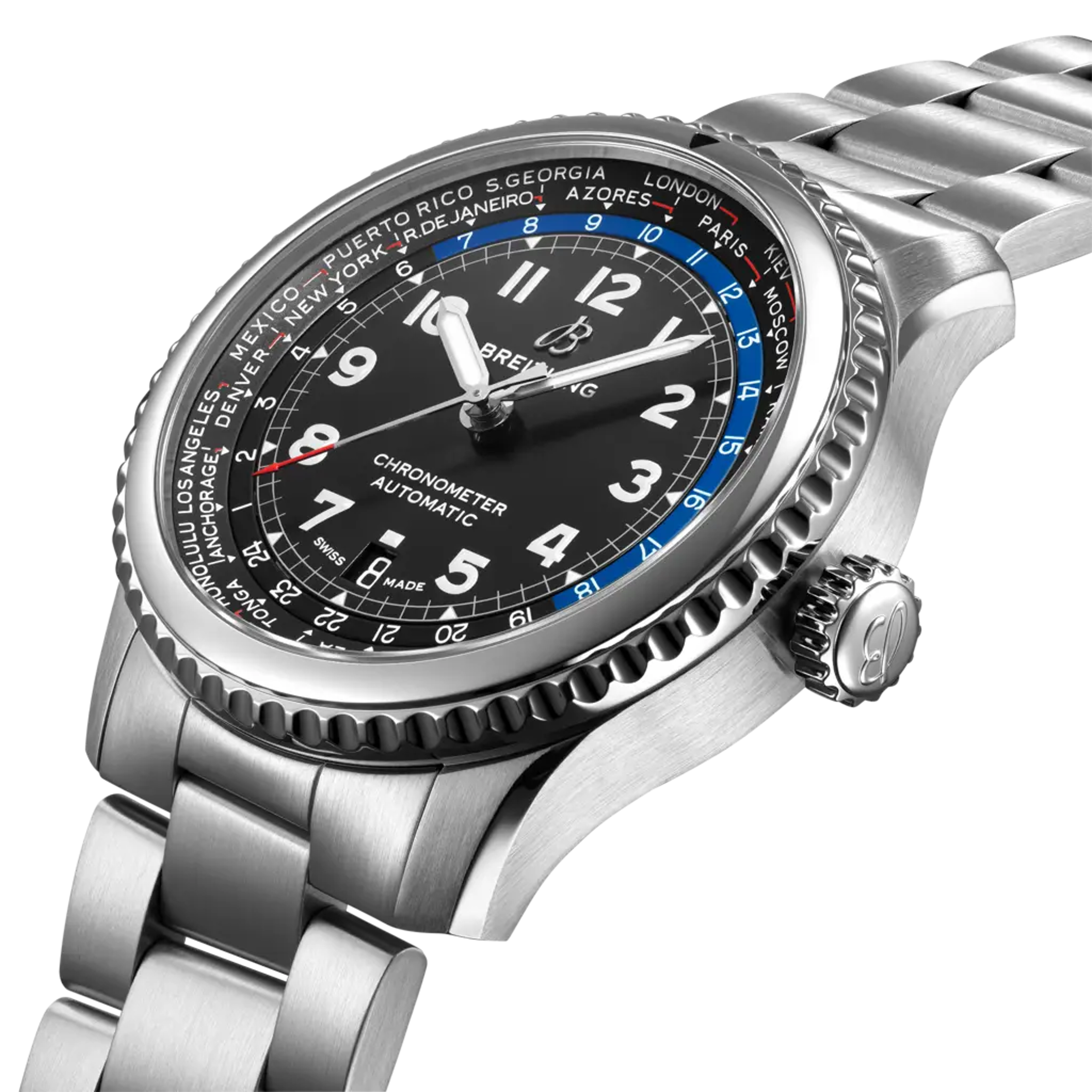 Aviator 8 B35 Automatic Unitime 43 - AB3521U41B1A1