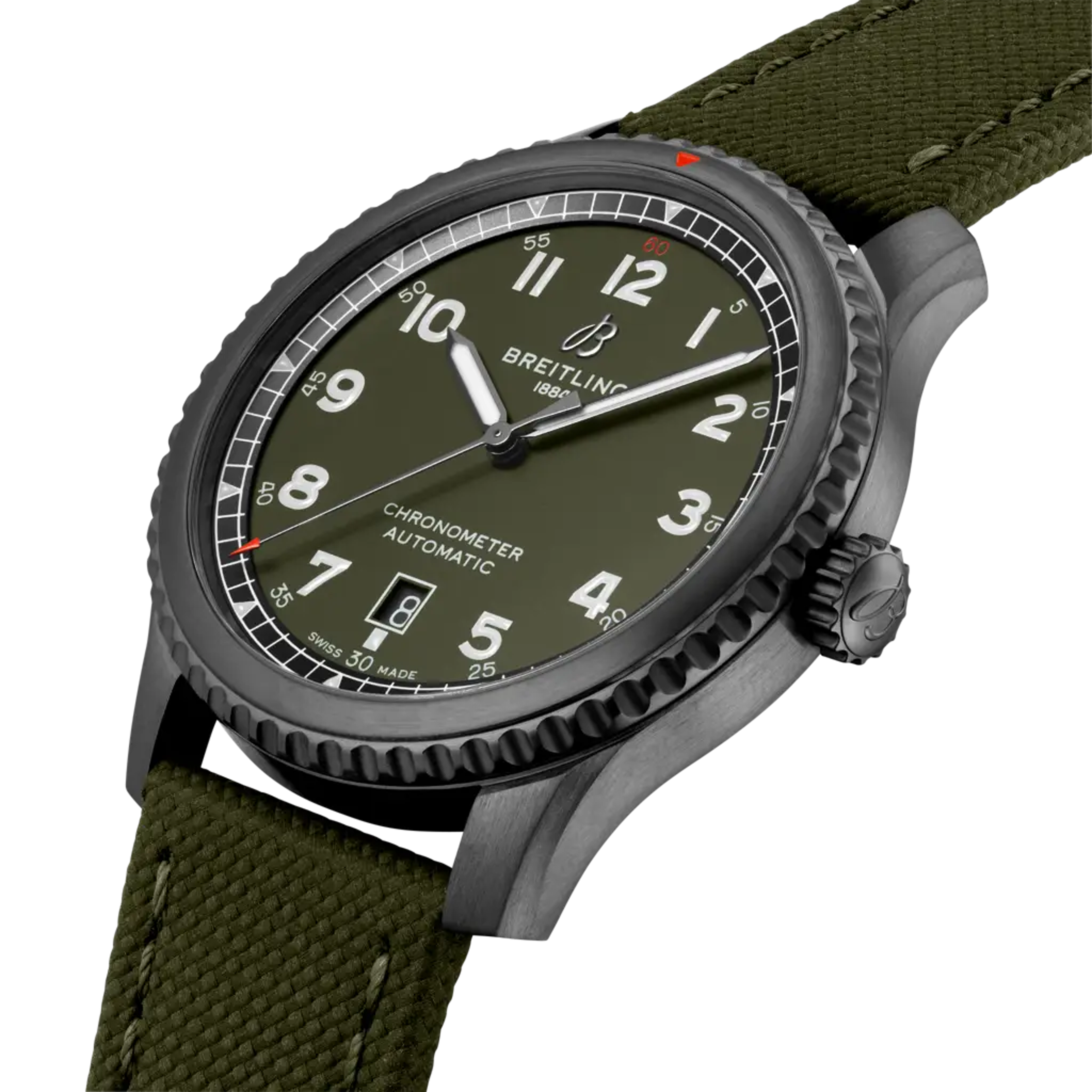 Aviator 8 Automatic 41 Black Steel Curtiss Warhawk - M173152A1L1X1